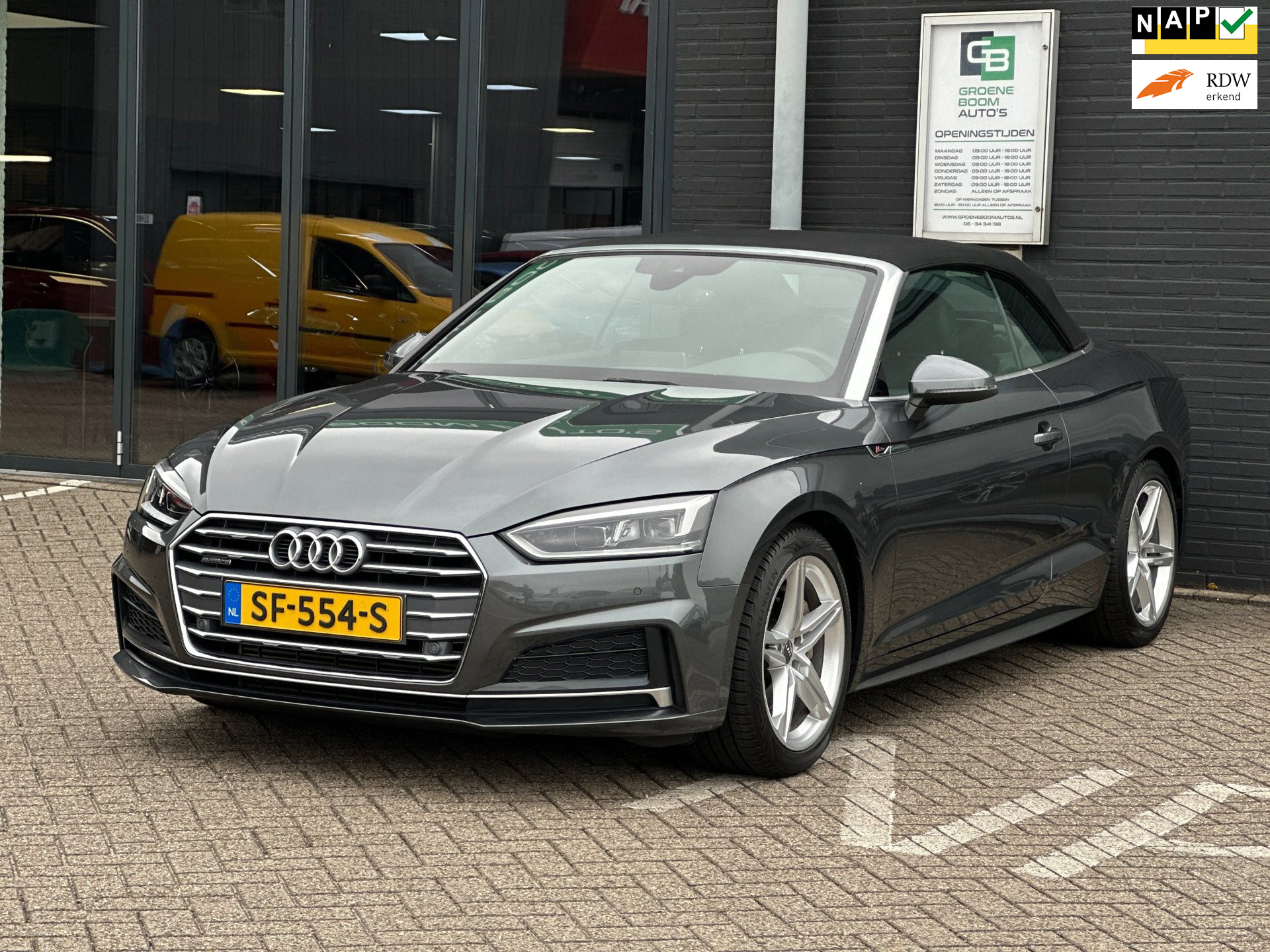 Audi A5 Cabriolet 2.0 TFSI MHEV Sport Pro Line/2E EIG/LEDER/NL-AUTO NAP!!