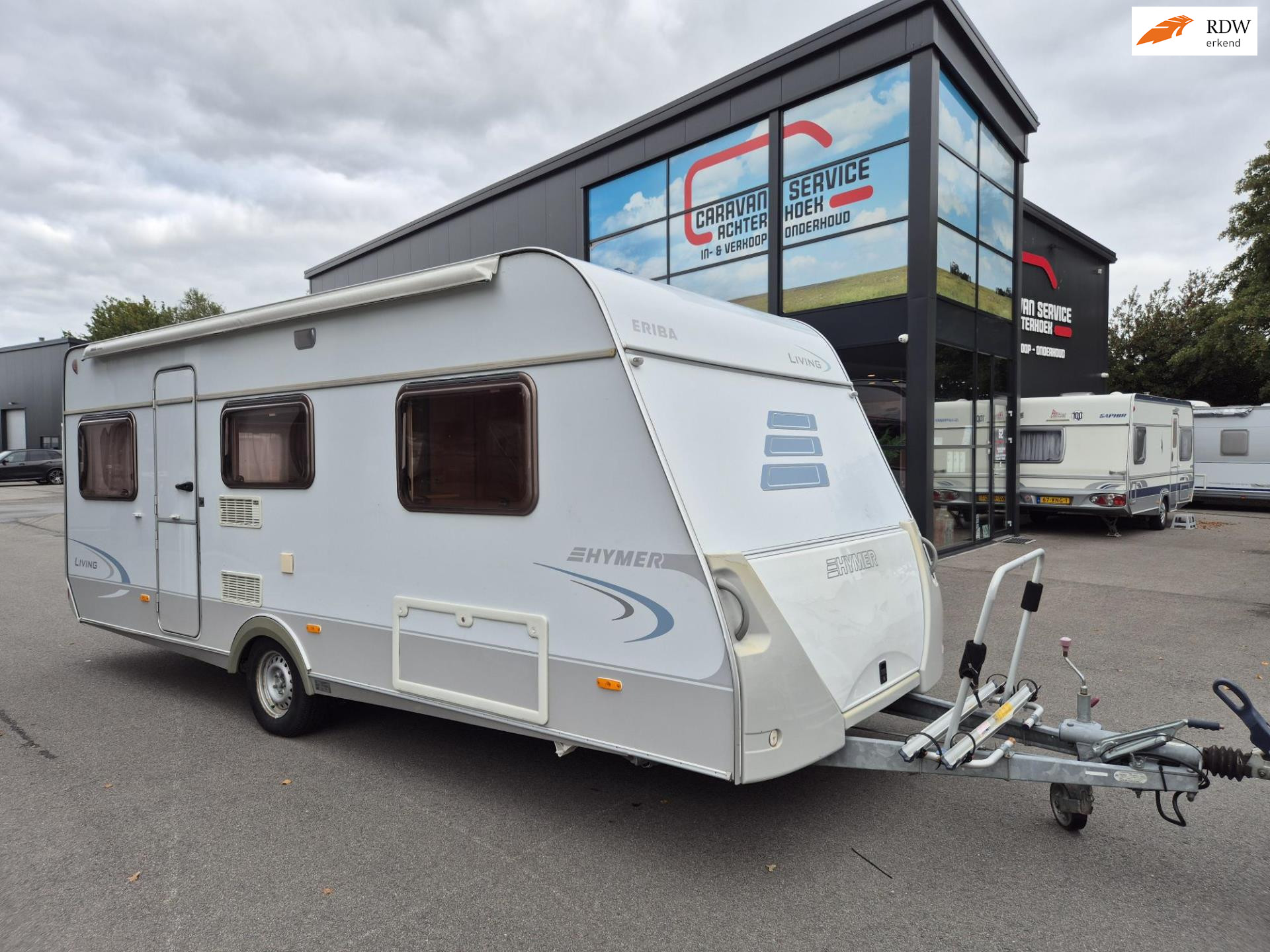 Eriba – Hymer 532 Enkele – losse bedden of XXL bed & luifel