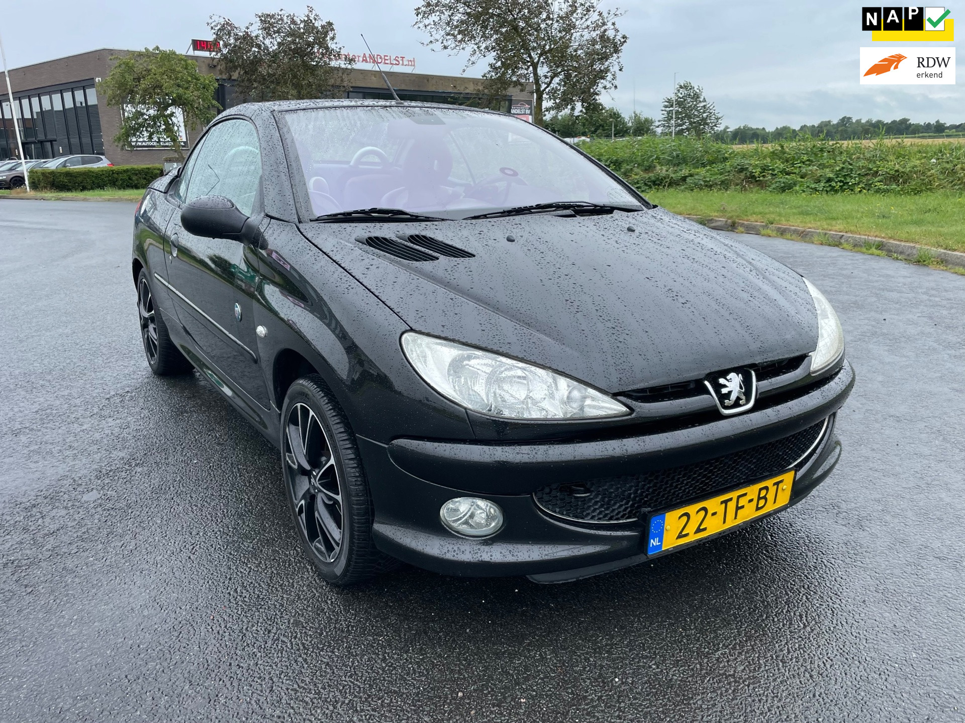 Peugeot 206 CC 1.6-16V Roland Garros, Trekhaak, Climate control, Bluetooth, Elektr ramen, Leder, Lmv, Geen import, Nap!