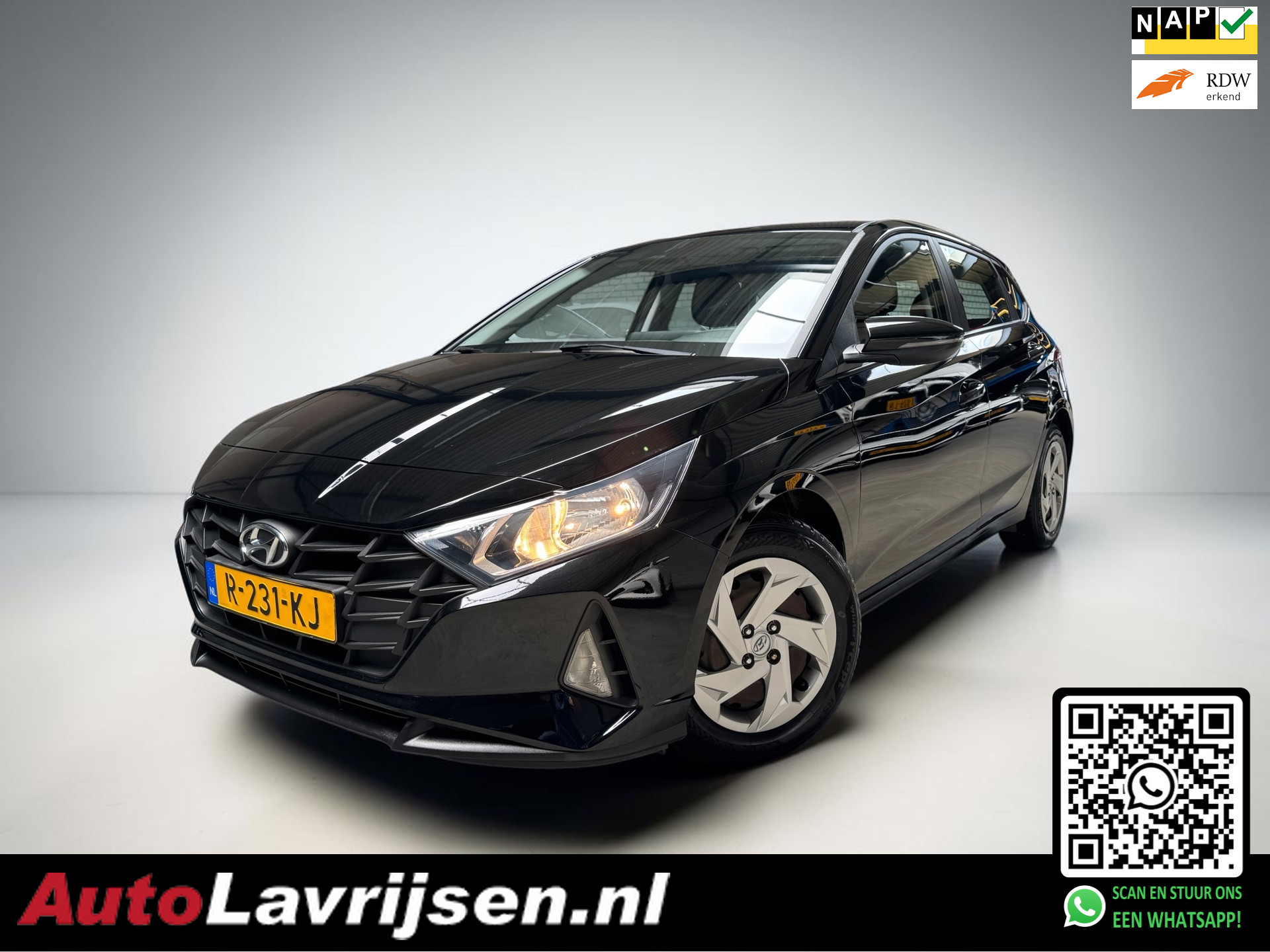 Hyundai i20 1.2 MPI i-Motion 1E EIGENAAR NL AUTO NAP 4 CILINDER MOTOR AIRCO RIJBAAN DETECTIE CRUISE!!