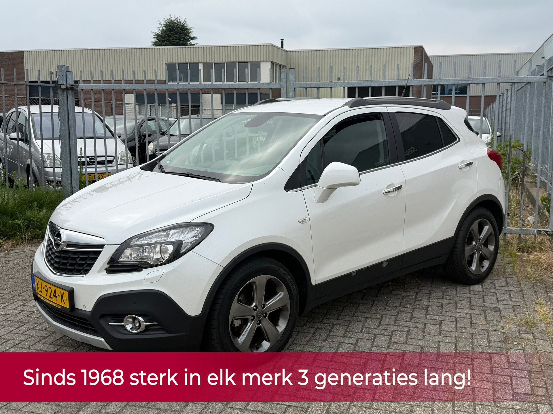Opel Mokka 1.4 T Cosmo 140PK! Wit metallic l Navi l Leer l Airco l Stoel&stuurverwarming l CRUISE l LMV TOPSTAAT l TOP ONDERHOUDEN