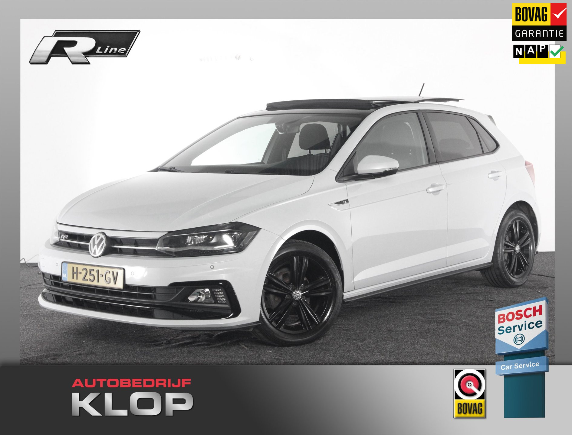 Volkswagen Polo 1.0 TSI R-line 2X | NL-auto | panoramadak | LED pakket