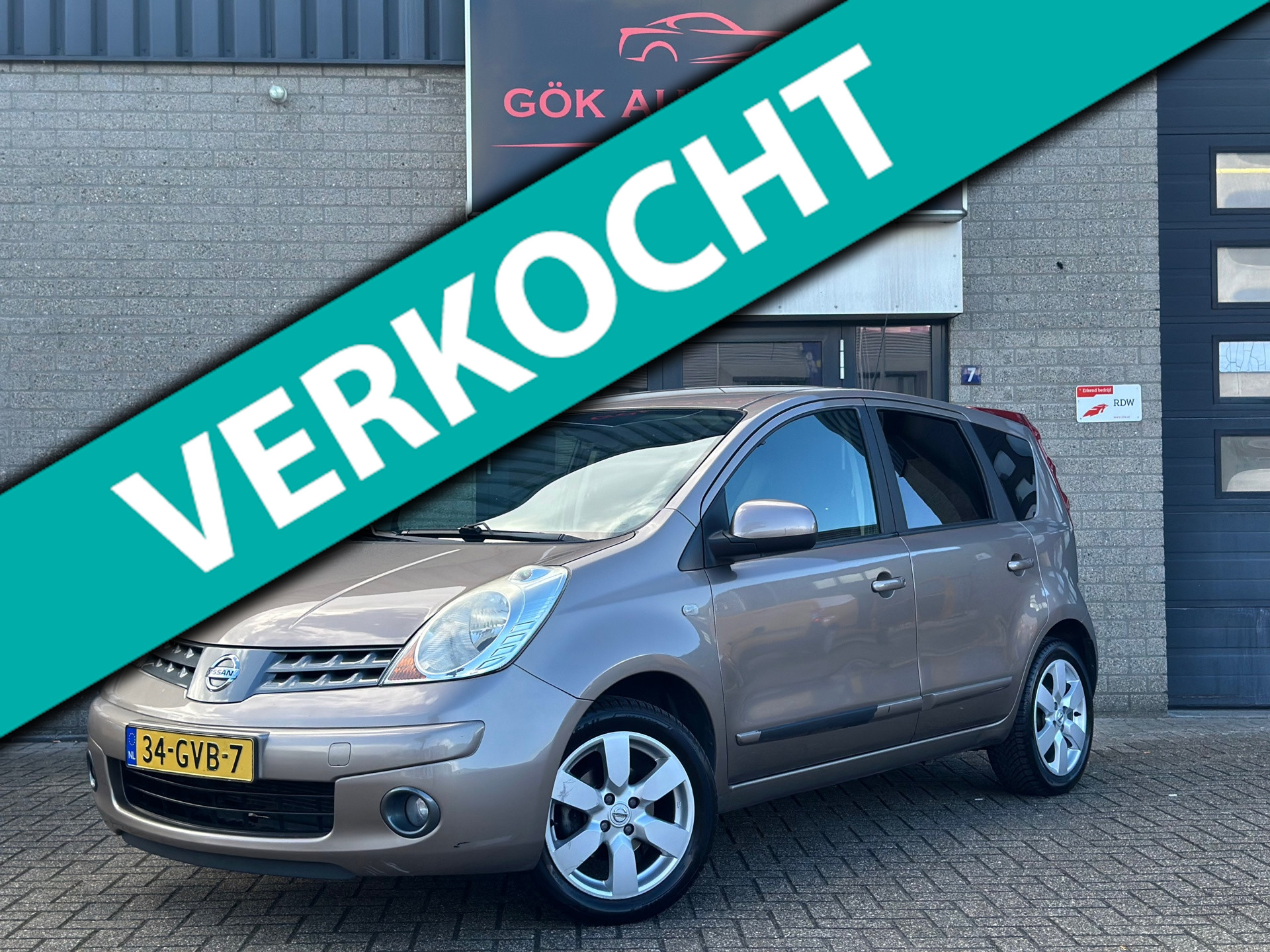 Nissan Note 1.6 Life Pack / Automaat / Airco / Dealer OH / NWE APK / PDC / LM Velgen