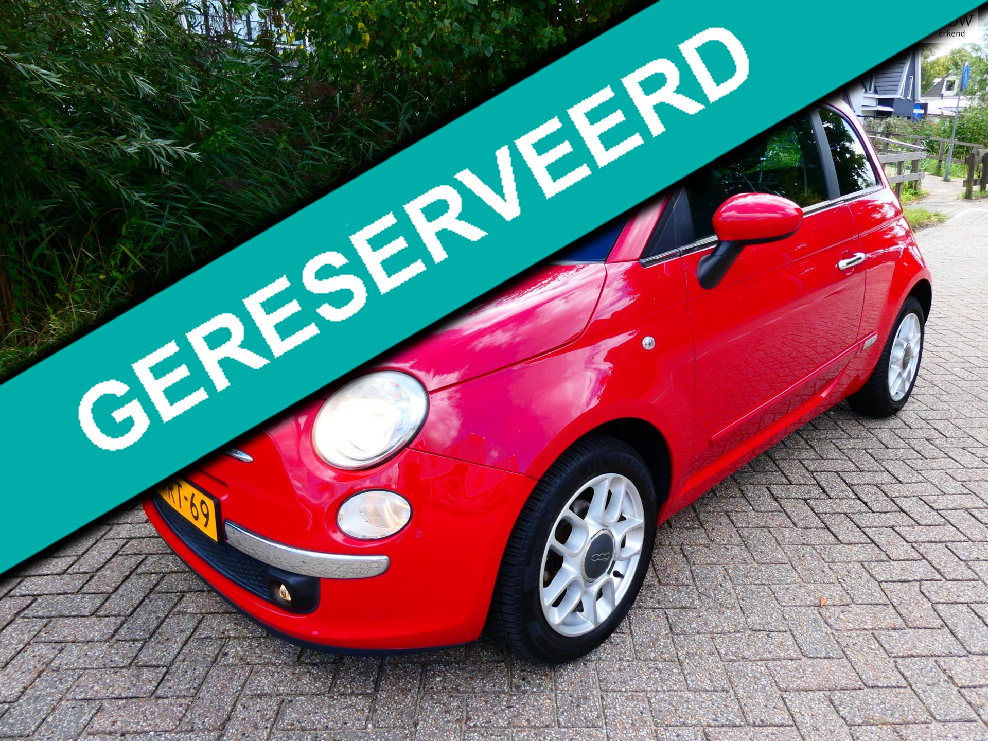 Fiat 500 1.2 Naked 4-Cilinder Airco 68.000km. 2e eigenaar Zuinig
