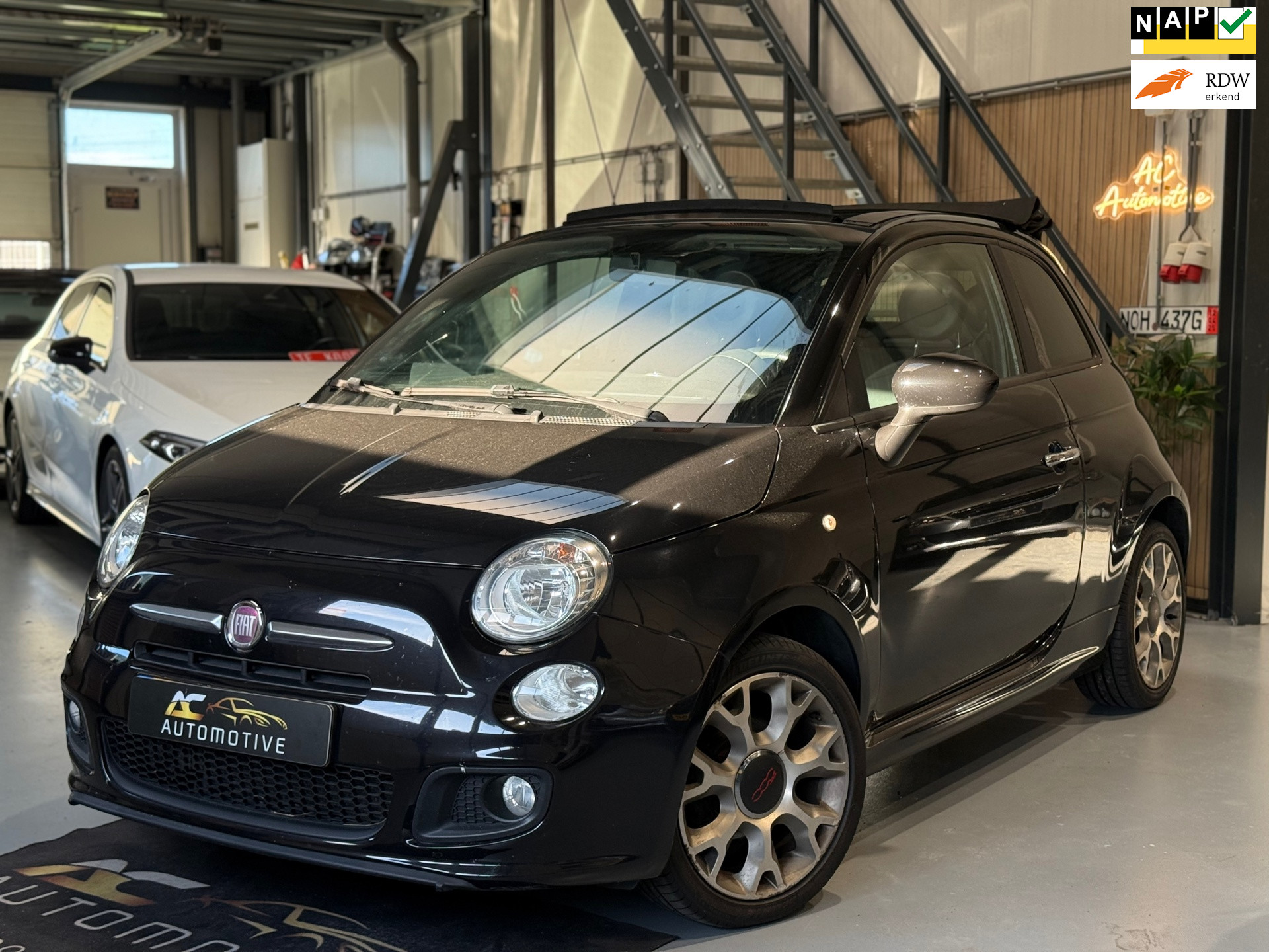 Fiat 500C 0.9 TwinAir Turbo 500S Leder/Airco/Nap cabrio.