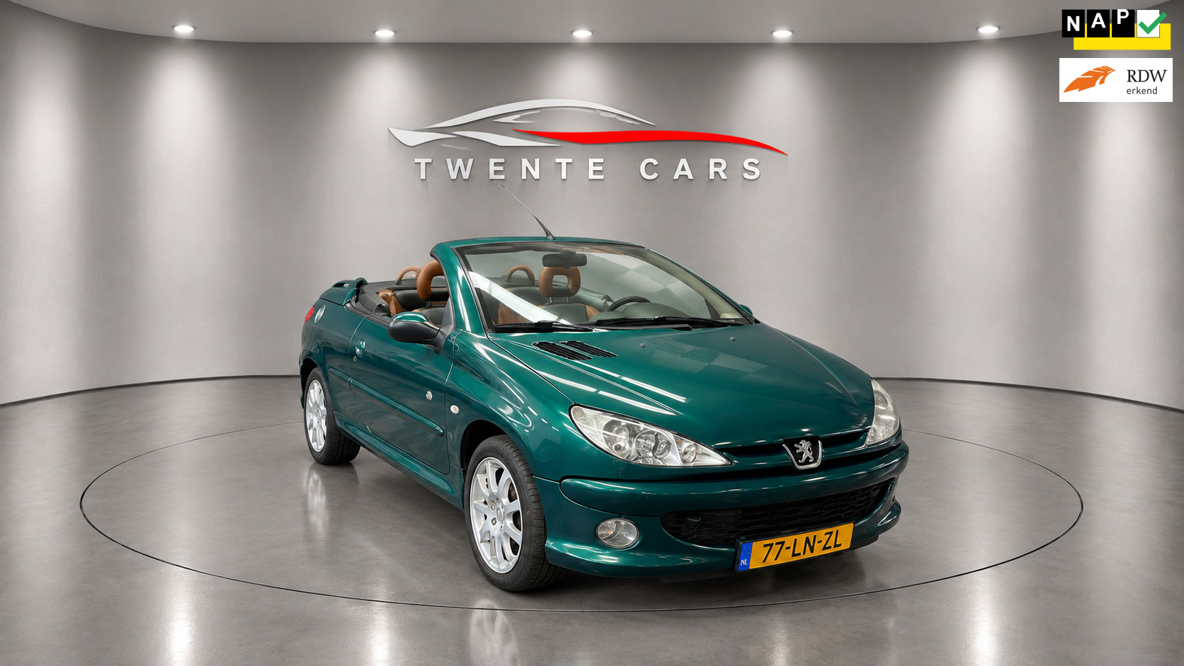 Peugeot 206 CC 2.0-16V Roland Garros | Nieuwe APK |