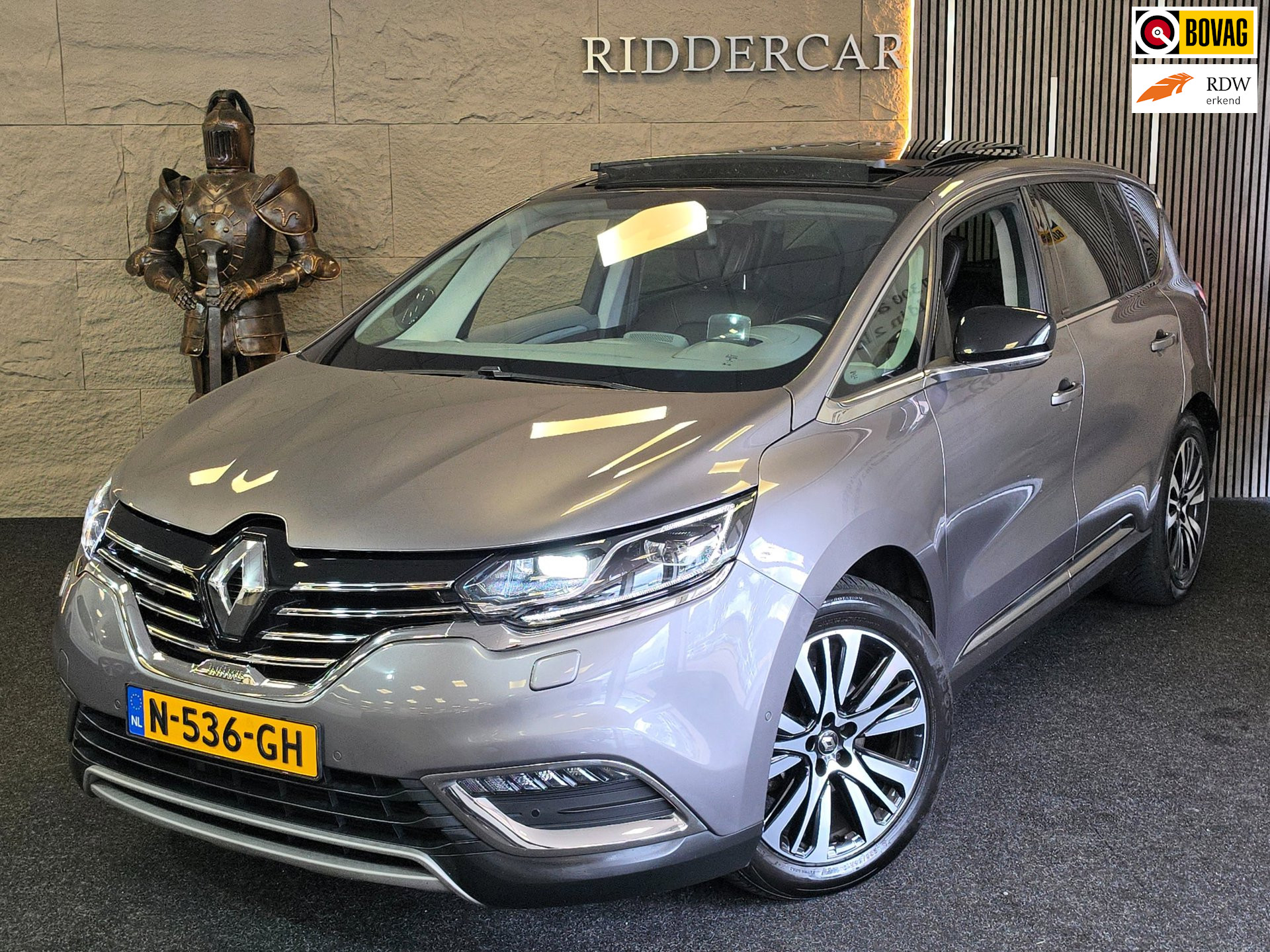 Renault Espace 1.6 dCi Intens 7p|GARANTIE|PANO|HUD|BOSE|LEDER|VERKOELING|MEMORY