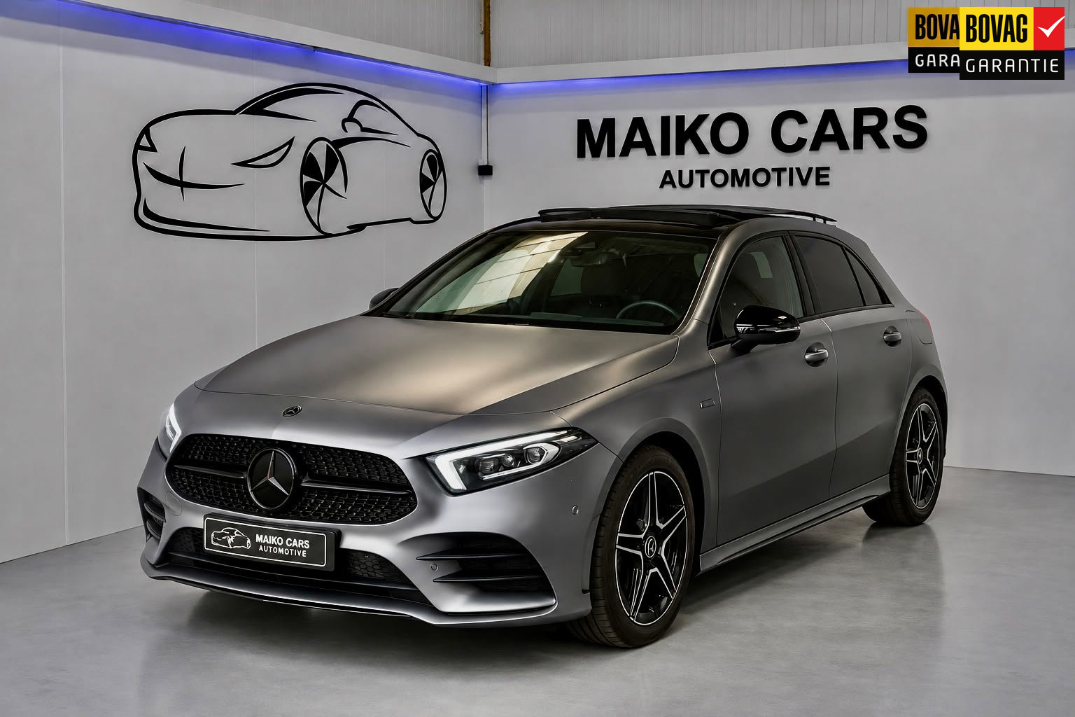 Mercedes-Benz A-Klasse 250 e AMG Limited|PANORAMADAK|Burmester|Black Edition|MAT GRIJS