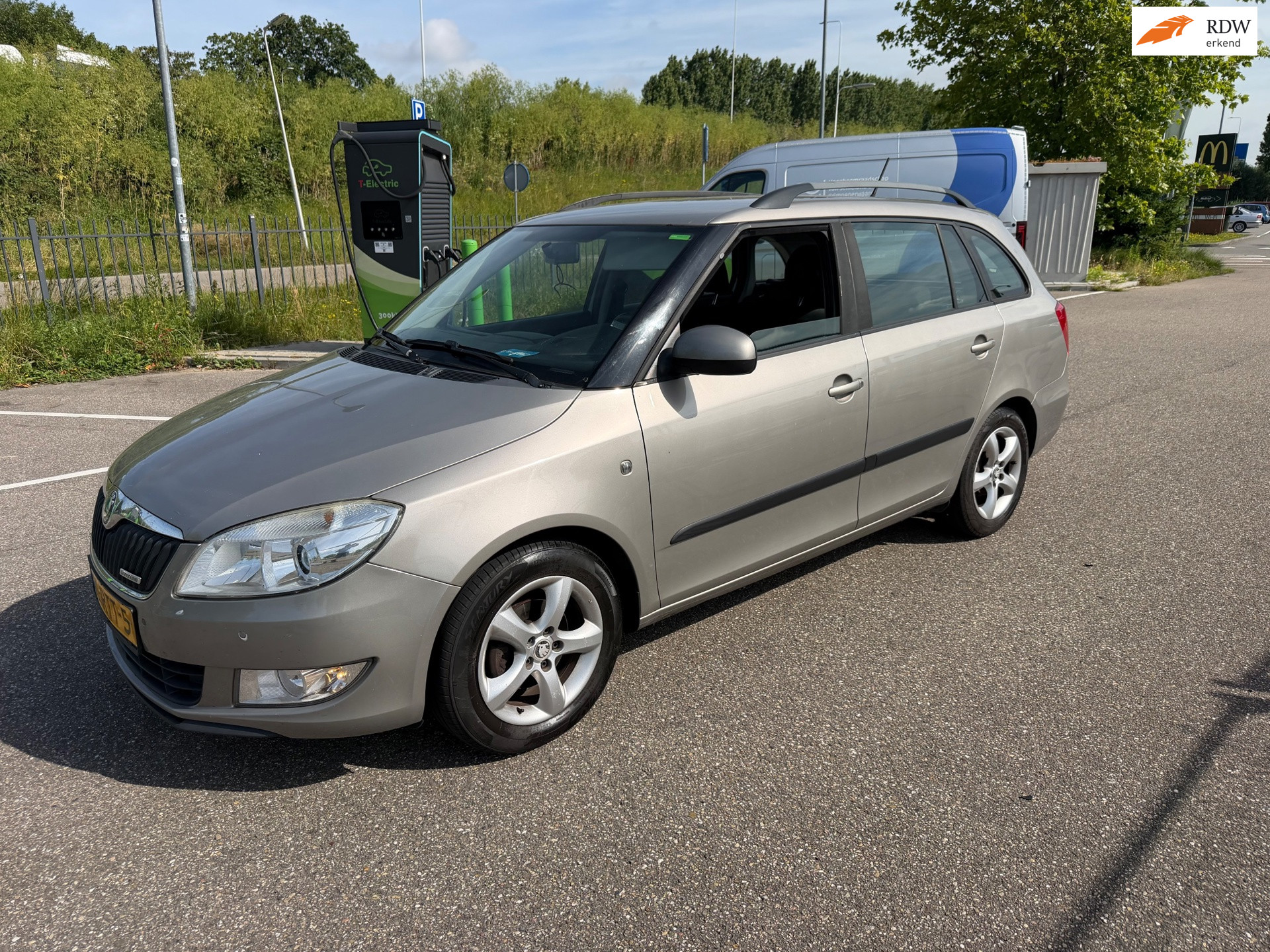 Škoda Fabia Combi 1.2 TDI Greenline!COOL AIRCO!ELECKTRISH RAAM&SPIEGEL!CRUIS CONTROLE!DISTERBUITIE VERVANGT KM:238012!APK3-2027