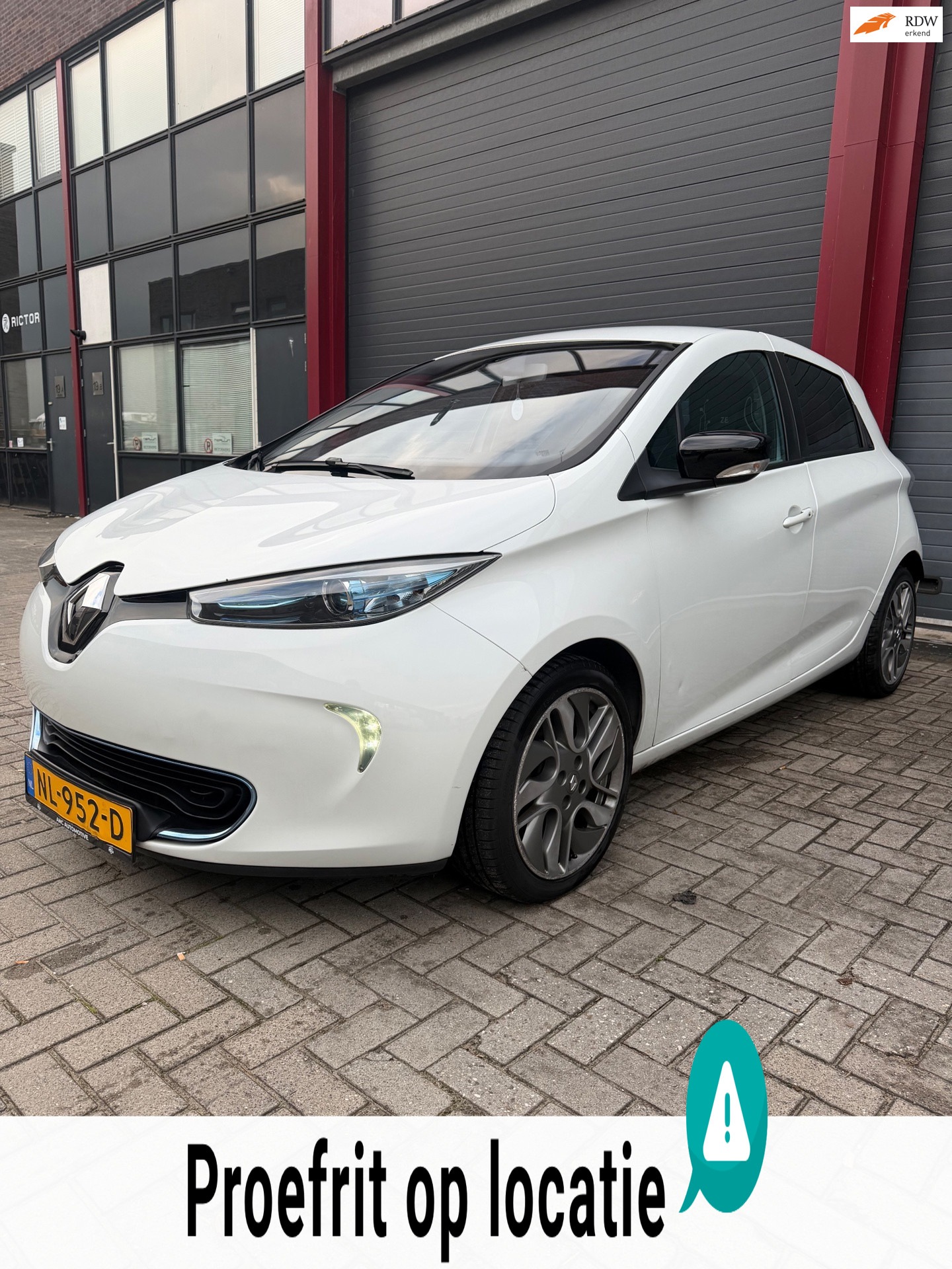 Renault ZOE Q210 Zen Quickcharge 22 kWh (Huur Accu)