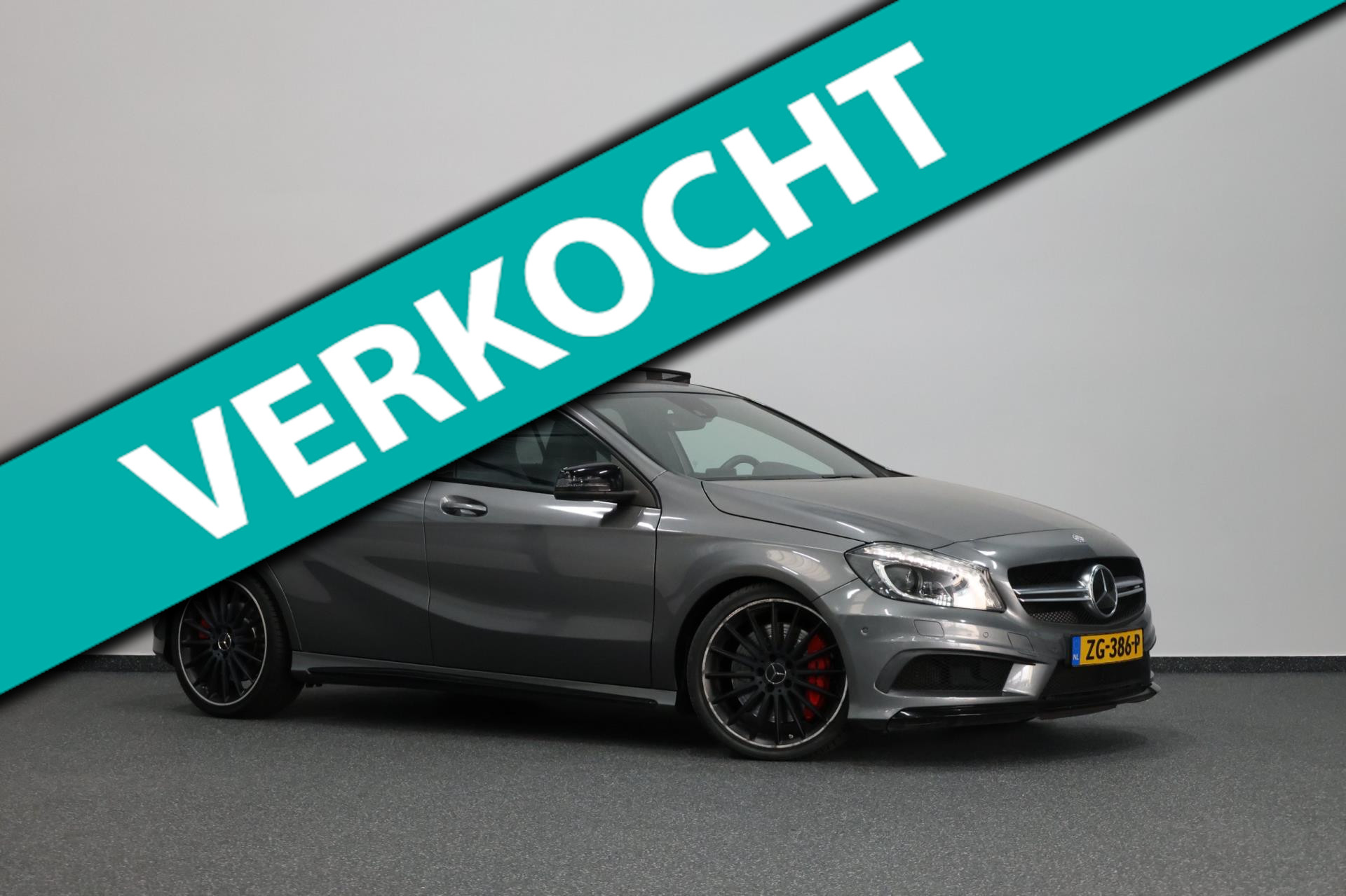 Mercedes-Benz A-Klasse AMG 45 4MATIC 361+PK LED/LEER+S.VERWARMING+MEMORY/19″ LMV/CAM/CRUISE/ECC/12 MDN GARANTIE!
