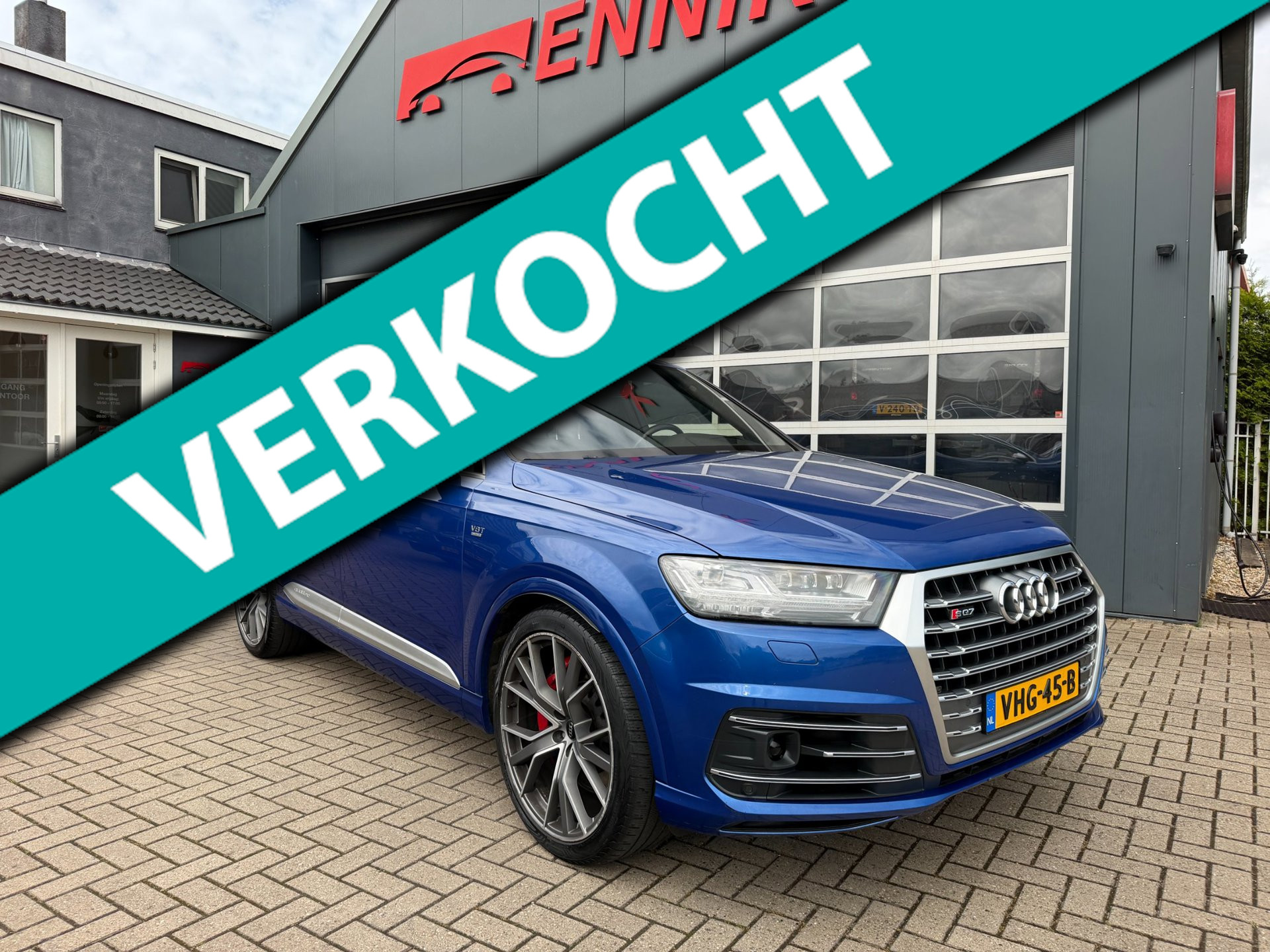 Audi Q7 SQ7 4.0 TDI SQ7 quattro / Pano / Night Vision / AWS / Head Up / Alcantara / Grijs kenteken .