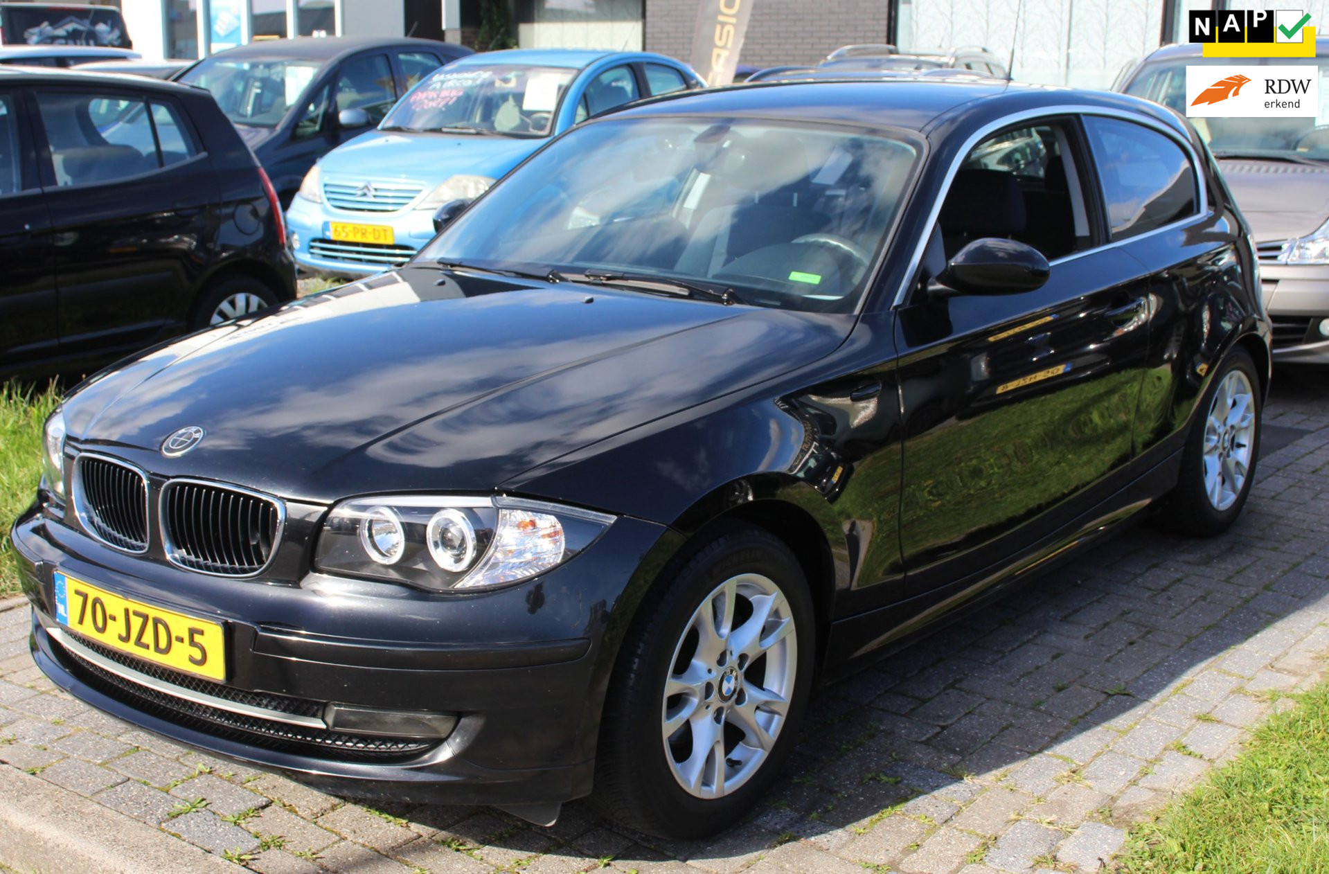 BMW 1-serie 116i Corporate Angel eyes Cruise Airco Lm-Velgen Audio Mistlampen NAP APK