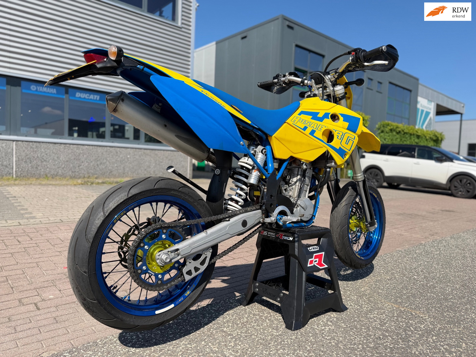 Husaberg/KTM FE 550 Supermotard Supermoto SMR A2 rijbewijs