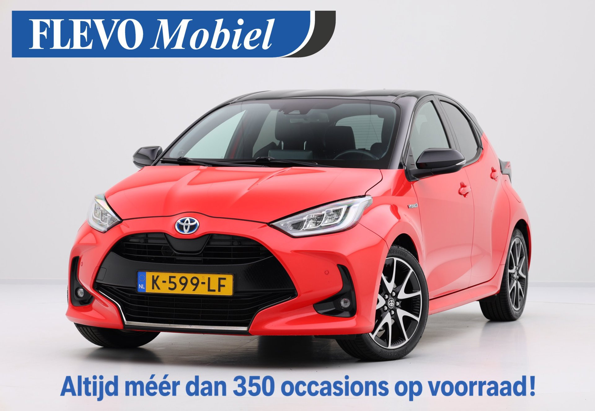 Toyota Yaris 1.5 Hybrid Launch Edition Aut. 1e eig.|Two Tone|Cam|Head up|1/2 Leer|Enz…