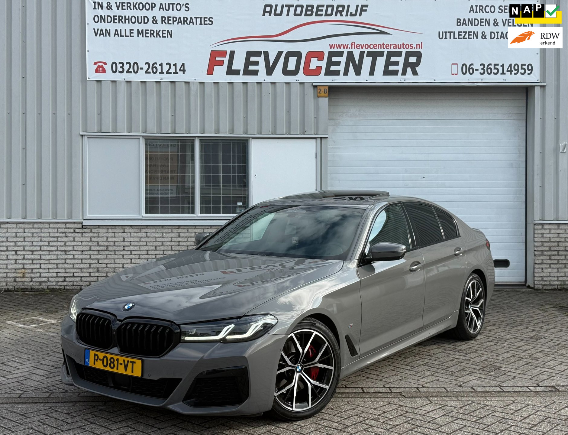 BMW 5 Serie 520i High Executive Edition M Sport |19’| Schuifdak|Headup|360|Leer|Adaptief|StoelKoeling