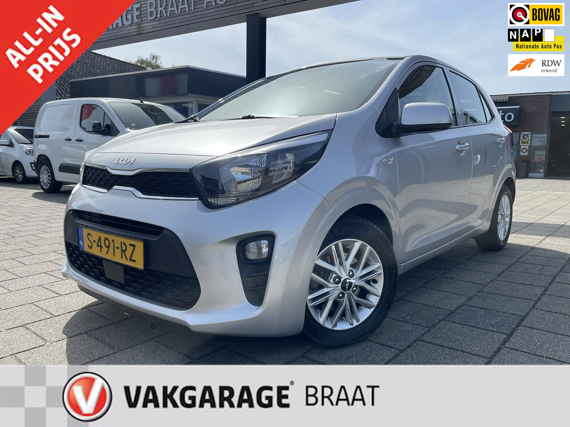 Kia Picanto 1.0 DPi l CRUISE l CARPLAY l CAMERA l ALL-IN PRIJS!