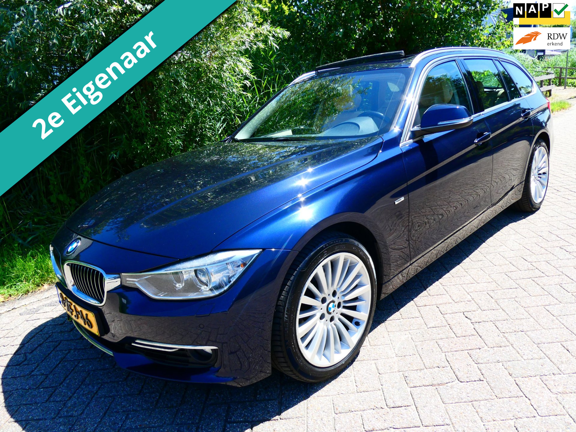 BMW 3 Serie Touring 328i Automaat 245pk Keyless Leder Navi Schuifdak Xenon