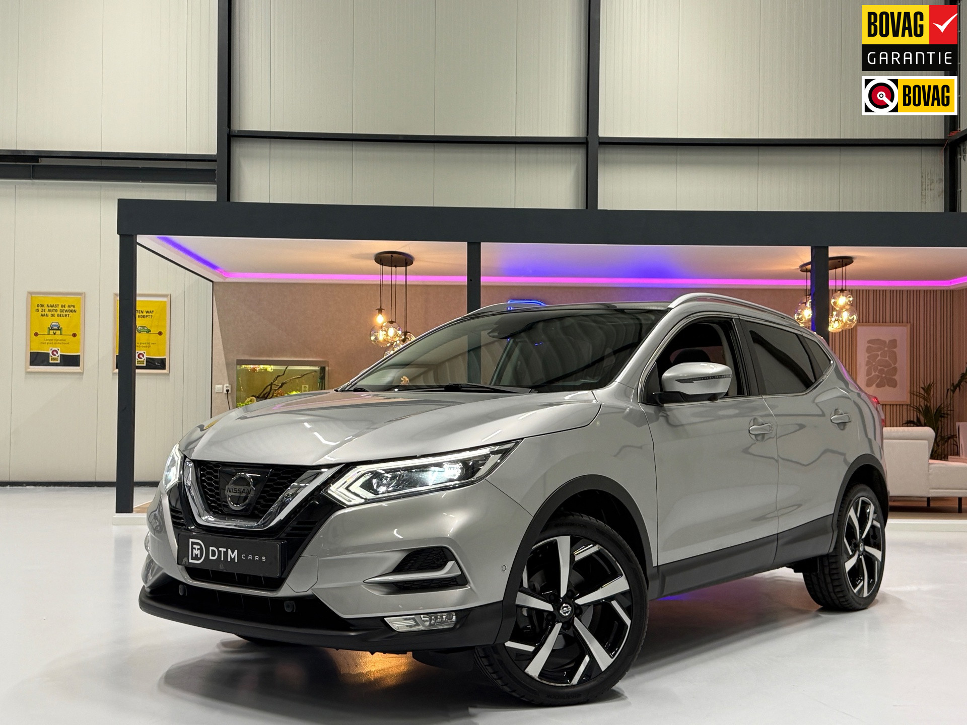 Nissan QASHQAI 1.2 Tekna 360° Cam Trekhaak Pdc Pano Navi leder Led stoelverw.