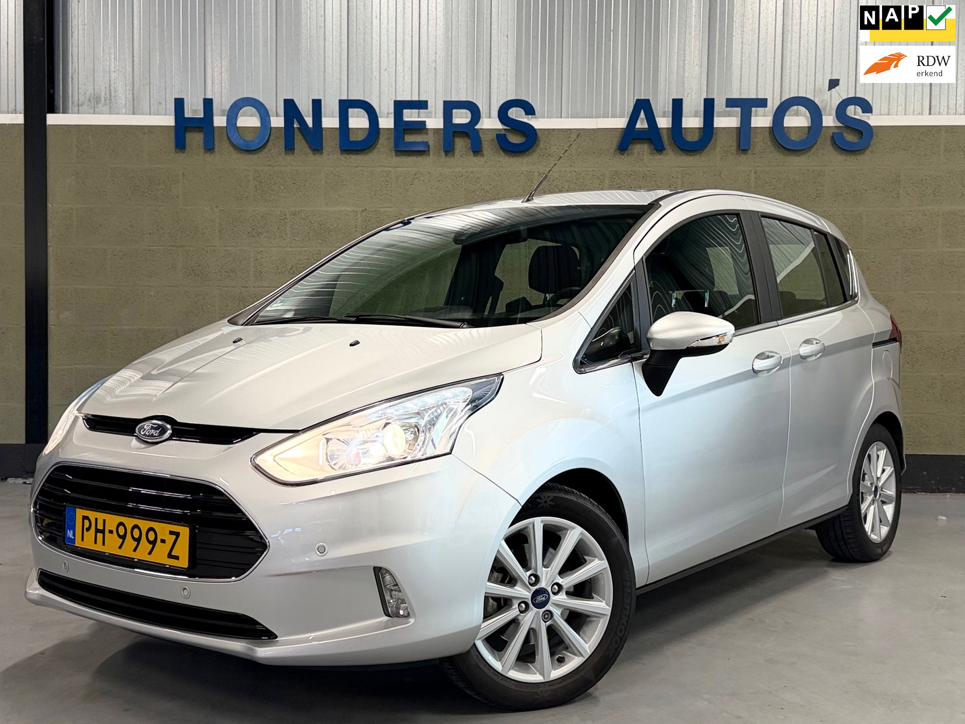 Ford B-MAX 1.6 TI-VCT AUT Titanium| CAMERA | NAP. ORIG.NL | PDC | CRUISE | CLIMA | NAVIGATIE | LM VELG | UNIEK 20.000 KM | SCHUIFD
