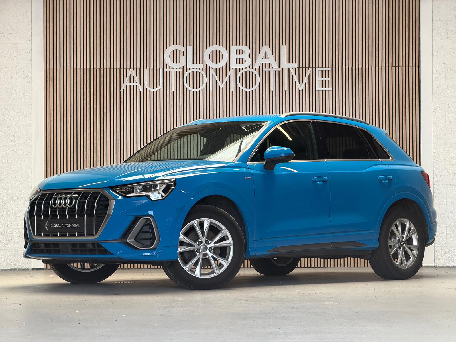 Audi Q3 35 TFSI S Line – TURBO BLAUW – ELEKTR STOELEN