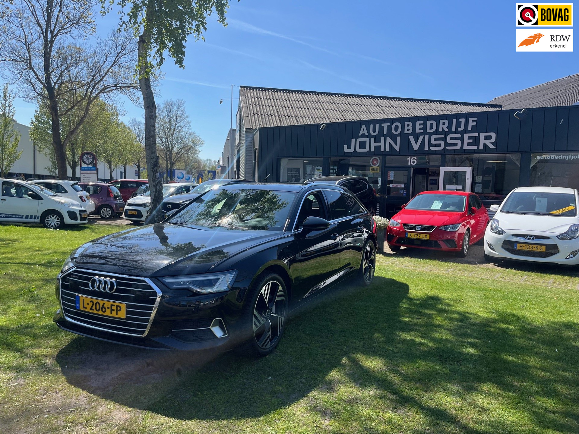 Audi A6 Avant 45 TFSI quattro Sport S line edition * luxe & veelzijdig stationwagen * hybride * panoramadak * airco * cruise *