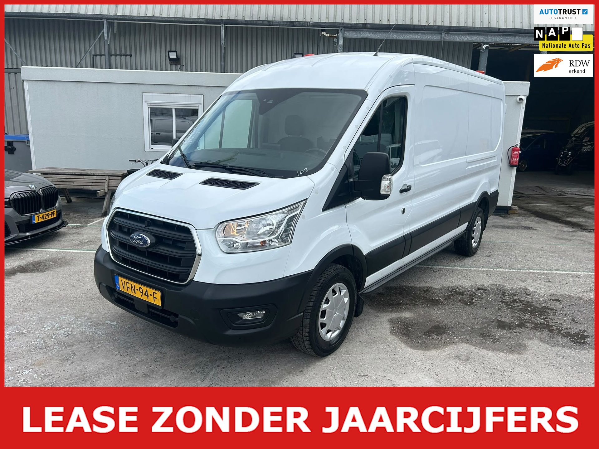 Ford Transit 350 2.0 TDCI L3H2 Trend MHEV RWD 2800 kg trekhaak ( ex overheid )