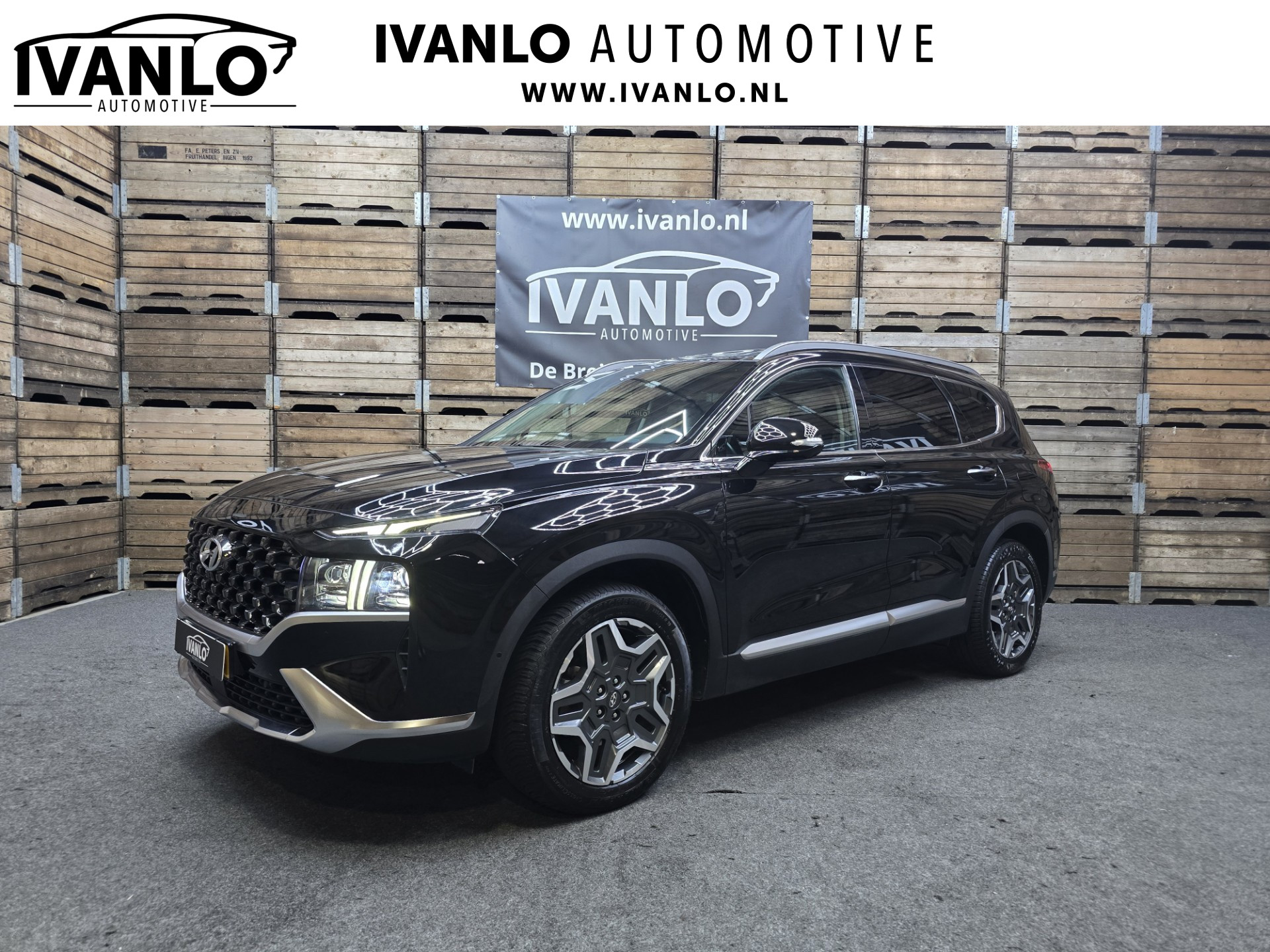 Hyundai Santa Fe 1.6 T-GDI PHEV Premium Sky 7p. Leder Pano Clima Navi HUD Camera 19″LM SOH 98%