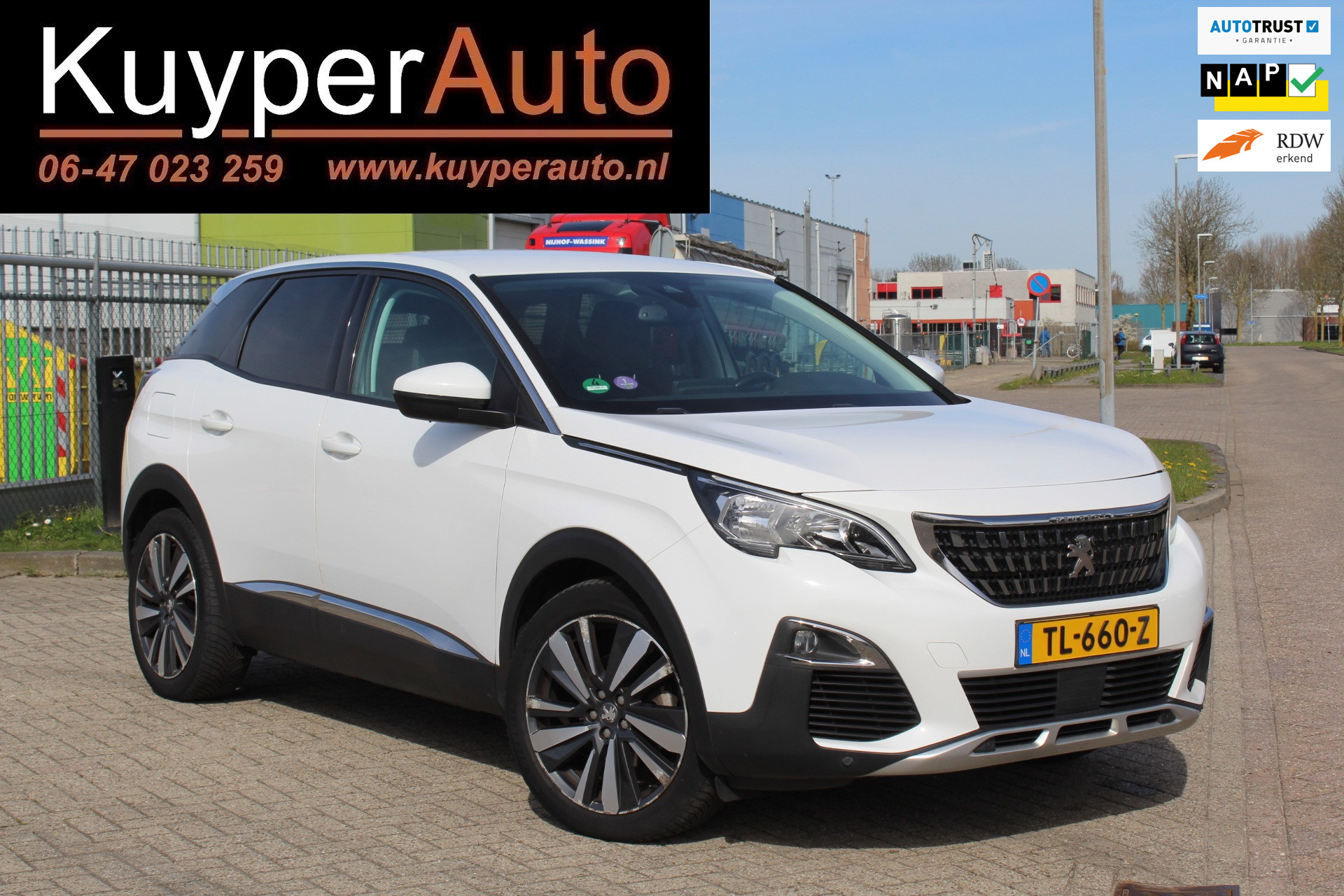 Peugeot 3008 1.2 PureTech Blue Lease Premium leder goed onderhouden distr rec afn trekhaak camera