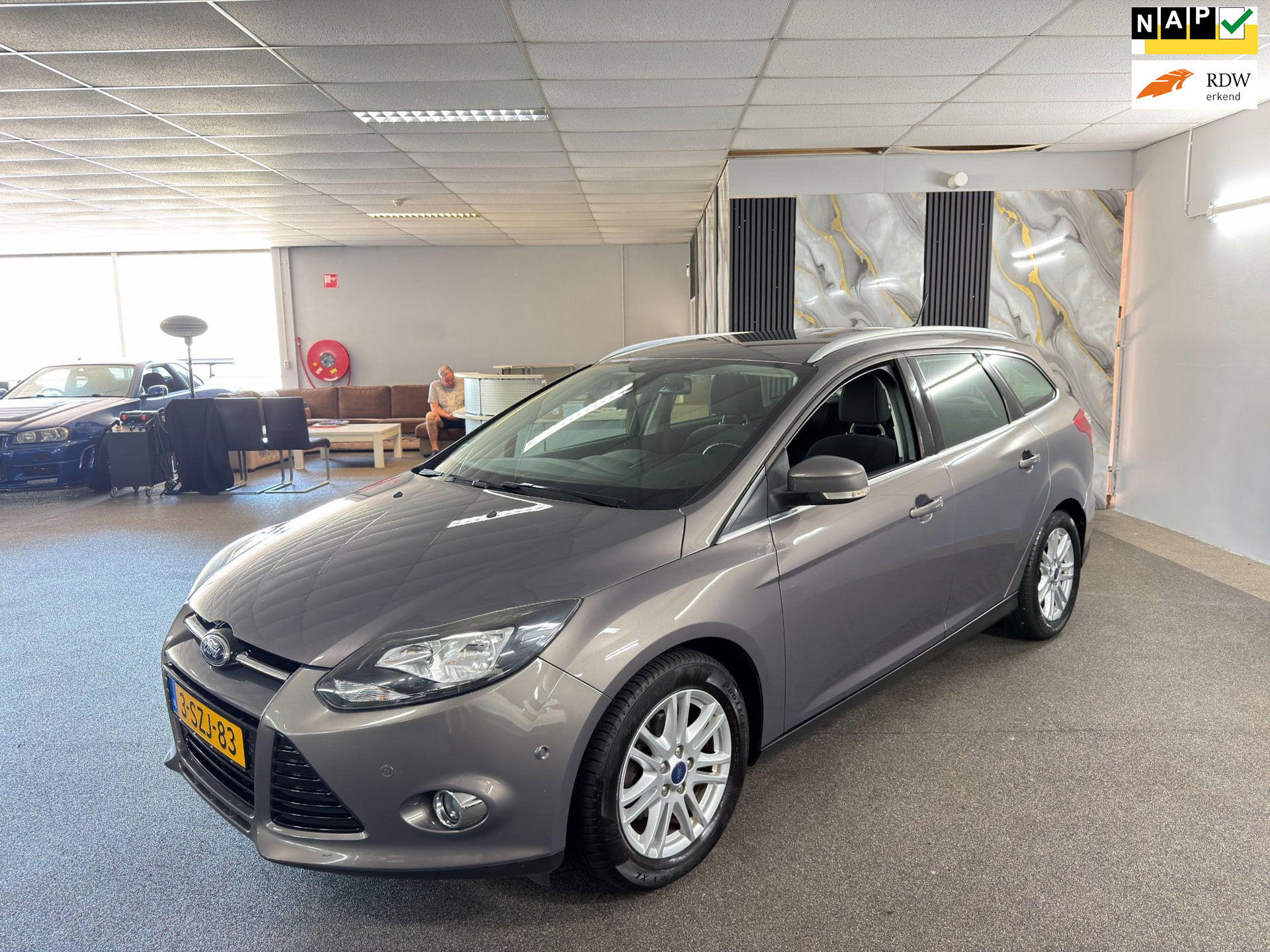 Ford FOCUS Wagon 1.0 EcoBoost Edition Plus,Clima,Cruise,2x Parksensor,N.A.P,Lm velgen,Trekhaak,Key&Go,Topstaat!!