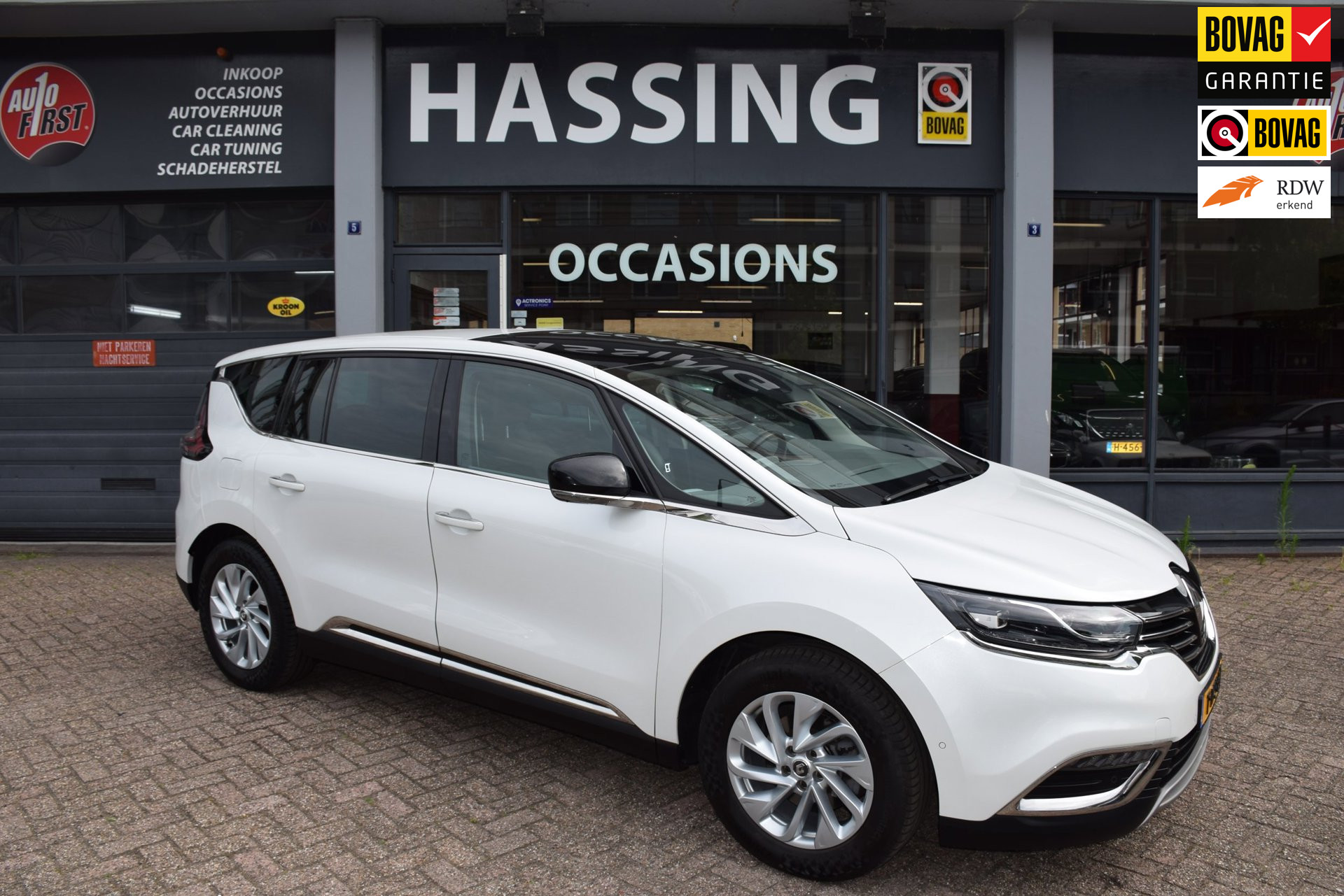 Renault Espace 1.6 TCe Dynamique 7p. Pano, Led, PDC, Radio-CD`, Blue tooth, Navi, Touch screen , Inklapbare spiegels.