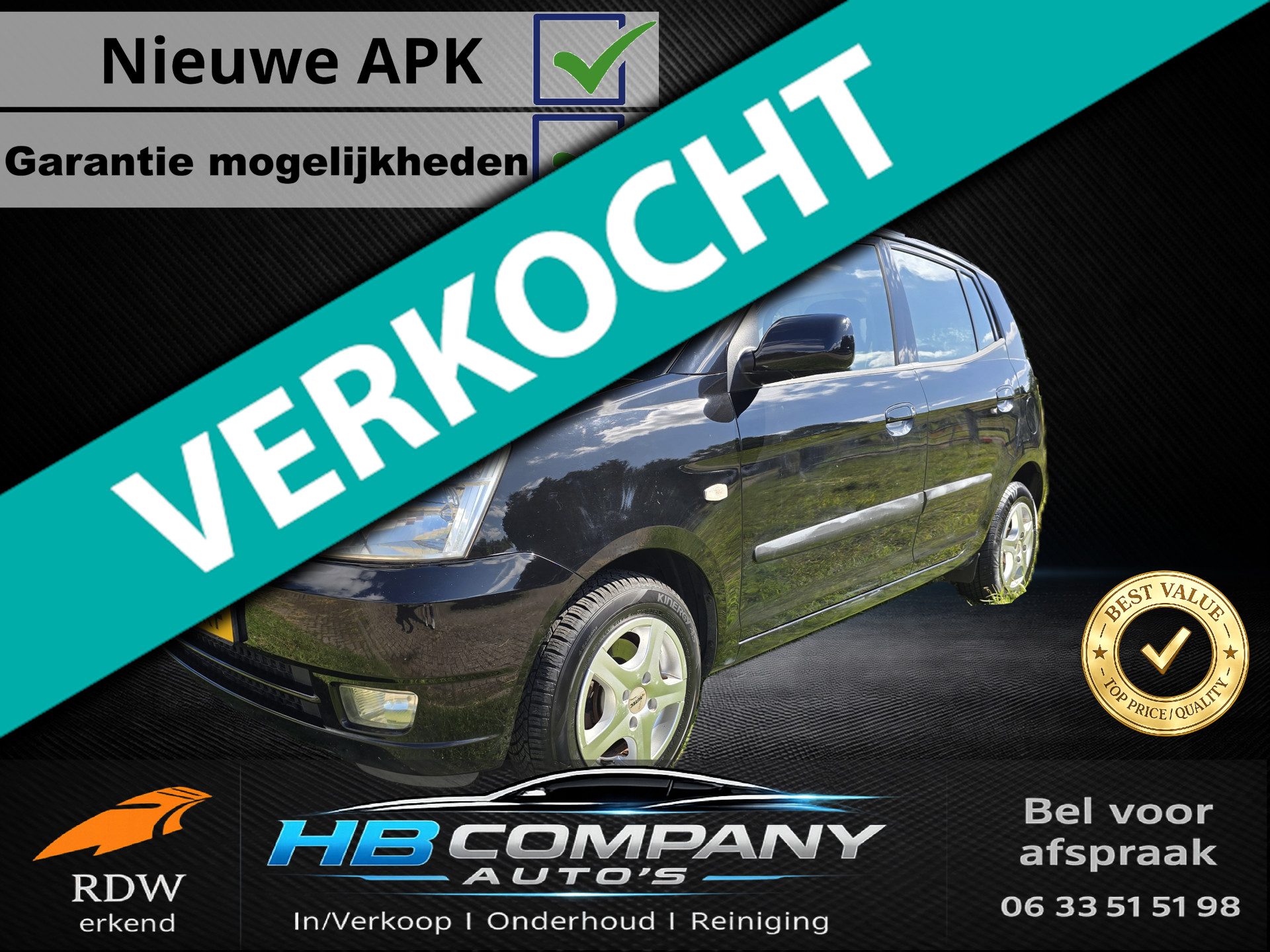 Kia Picanto 1.1 EX Airco | Nieuwe APK | NAP