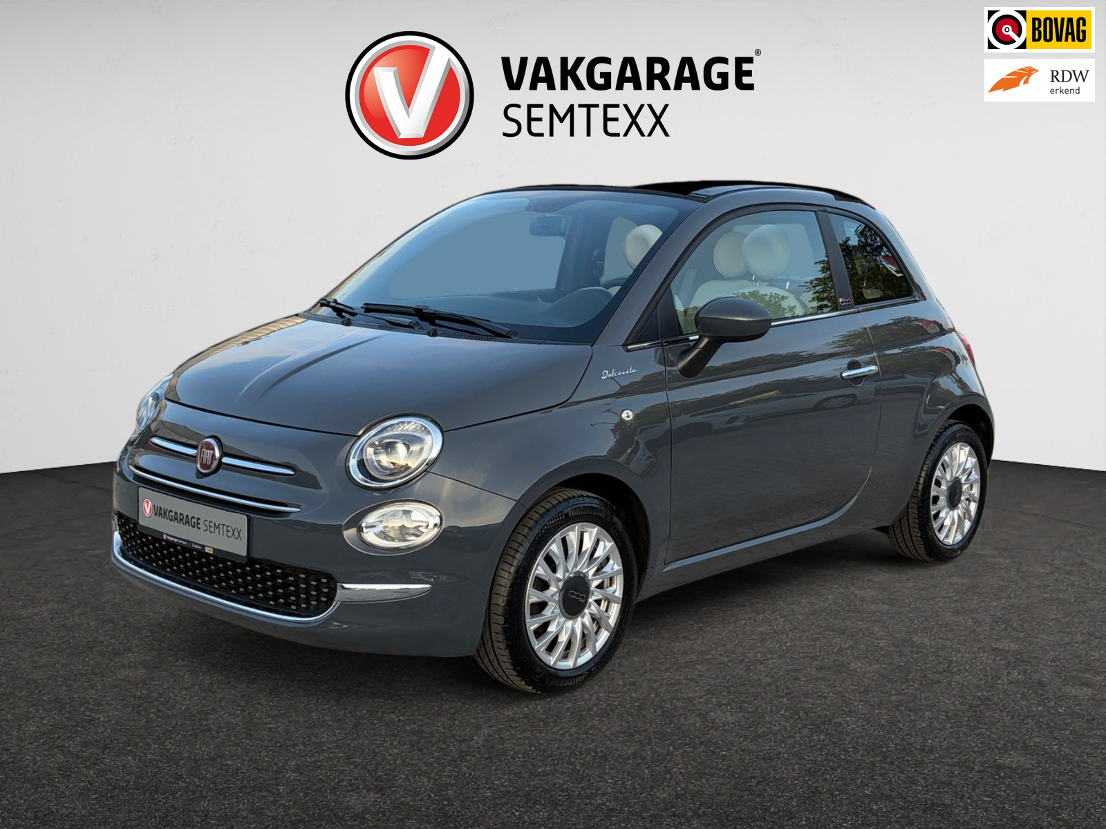 Fiat 500 1.0 Hybrid Dolcevita | Airco | PDC Achter | Half Leder | Cruise | Android Auto | Apple Carplay | IsoFix