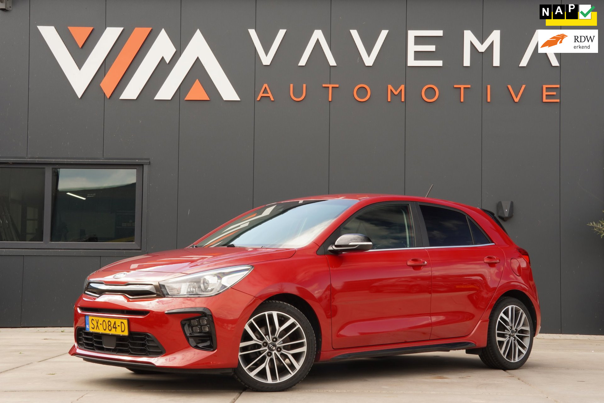 Kia Rio 1.0 TGDI GT-Line 2018 Carplay Navi Stoelverwarming 5 Deurs Airco Clima Cruise control