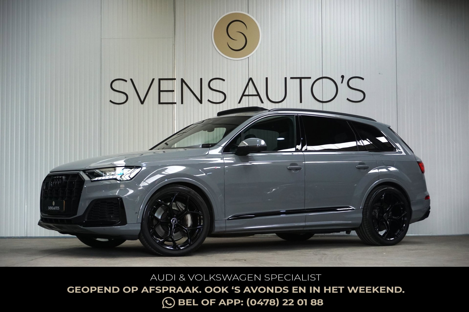 Audi Q7 55 TFSIe S-Line B&O Advanced|Nachtzicht|Panodak|RS-Stoelen|Lucht|Trekhaak