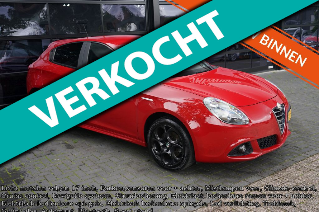 Alfa Romeo Giulietta 1.4 Turbo MultiAir, Clima, Navi, CC, Led, Trekhaak,