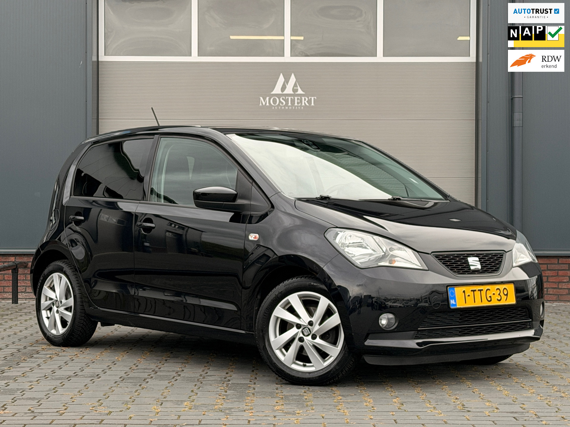 SEAT Mii Seat Mii1.0 Sport Dynamic Ecomotive|NAP|Dealer|Airco|Stoelverwarming|Centrale vergrendeling|Elektrische ramen|15″LMV