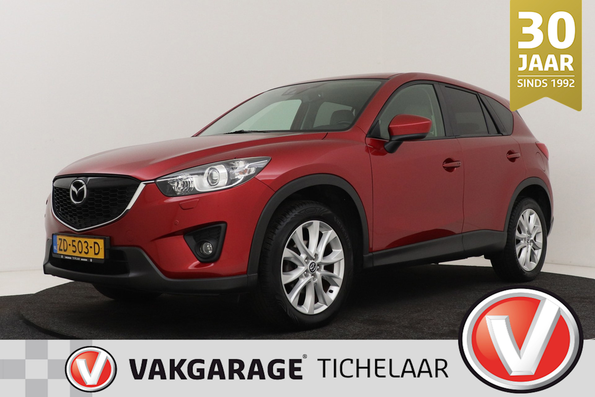 Mazda CX-5 2.0 GT-M 4WD | Dodehoekdet. | Navigatie | Camera | Parkeersensoren | Leder | Stoelverwarming | Cruise Control | Keyless