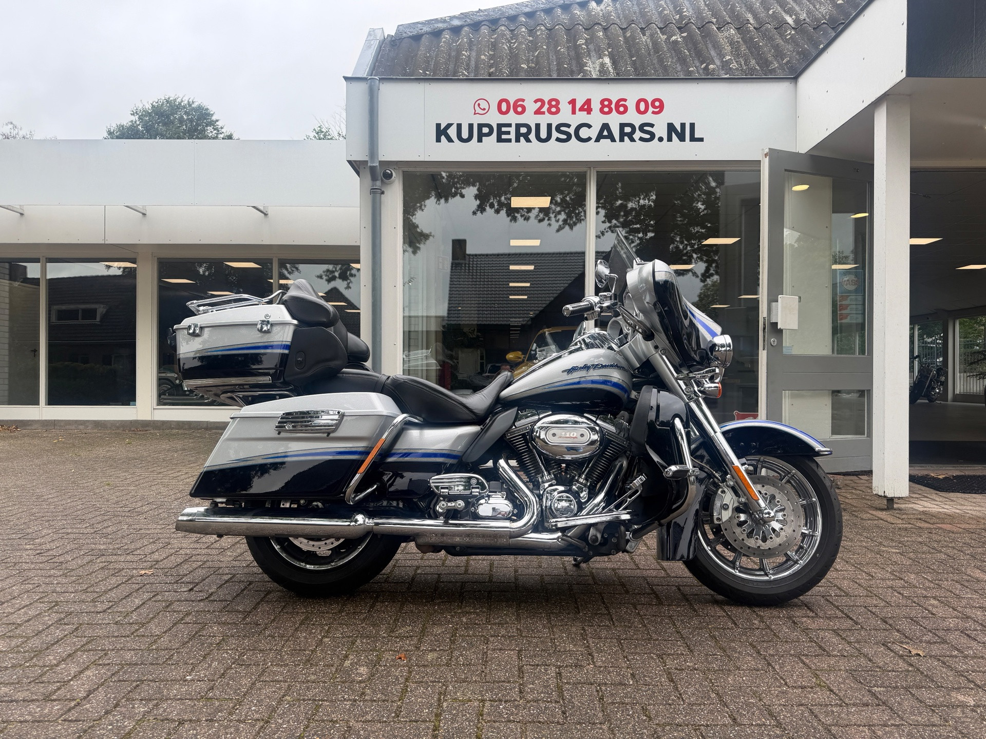 Harley-Davidson Tour 110 CVO electra glide volledige historie/revisie/Nieuwe Belt/Nieuwe banden