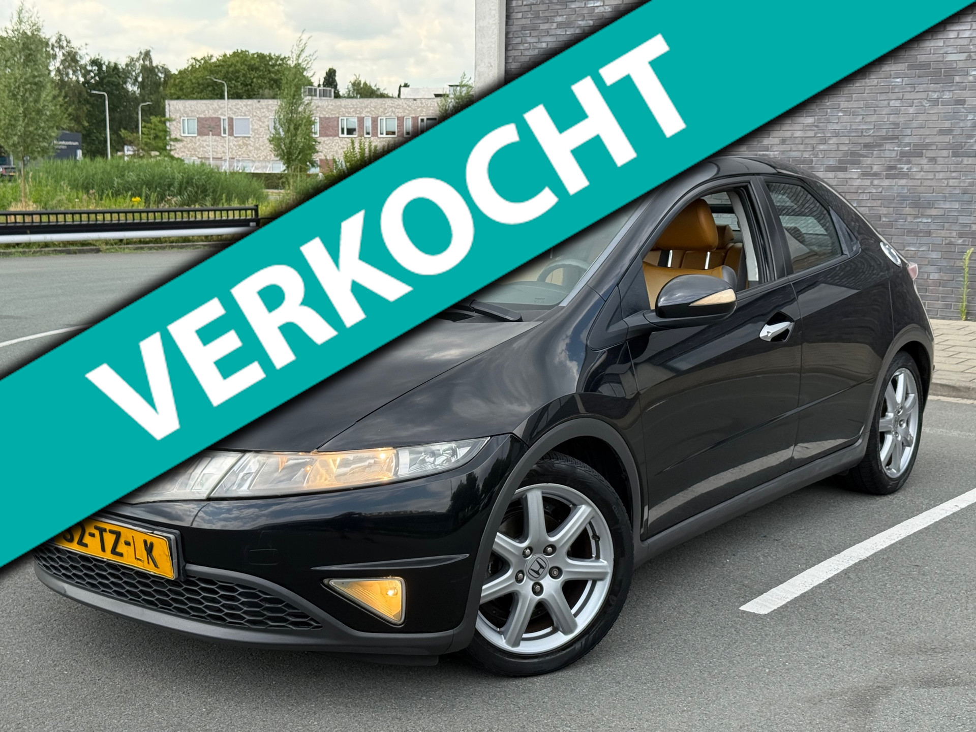 Honda Civic 1.8 Sport | Leder | Recent Onderhoud | Sportief | 3e Eigenaar | APK 2027