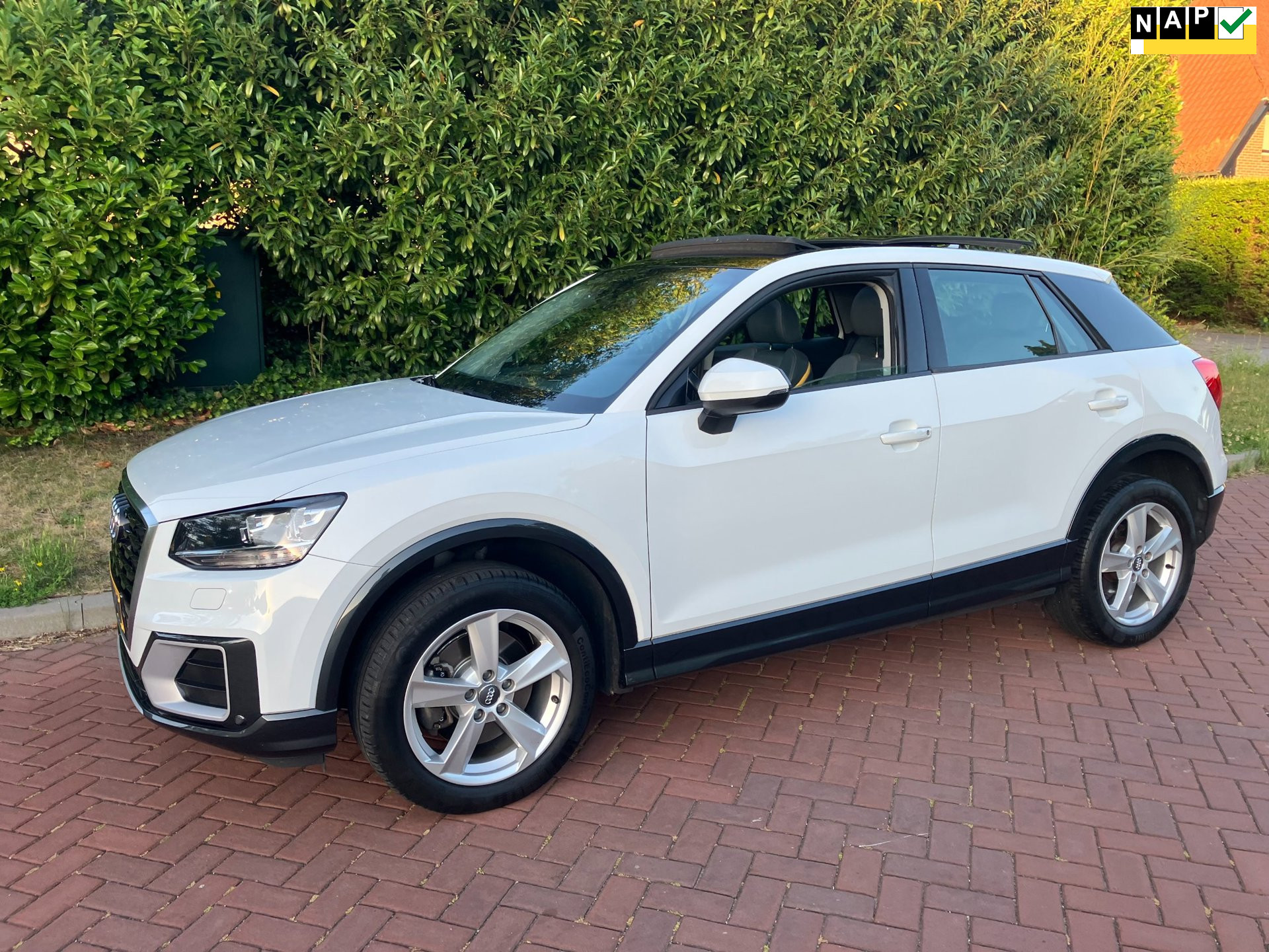 Audi Q2 1.4 TFSI CoD 150 pk Sport met leer panorama dak hele mooie auto
