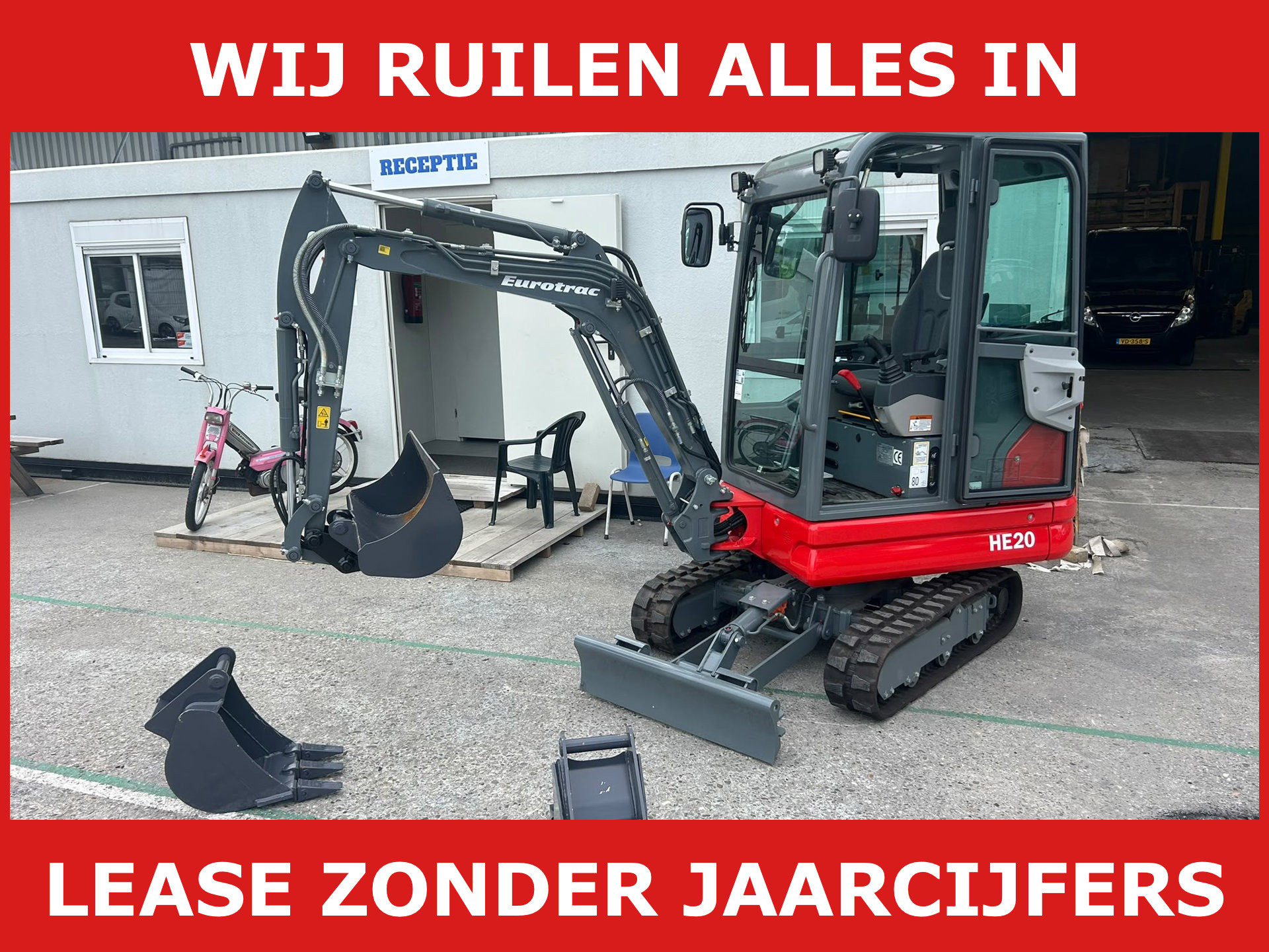 Eurotrac HE20C Graafmachine finalease 390 per maand