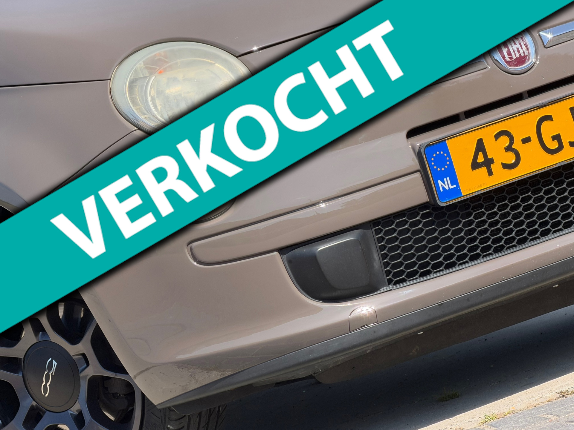 Fiat 500 1.4-16V Sport – Grigio Galante – AC/Multimedia – Superleuk