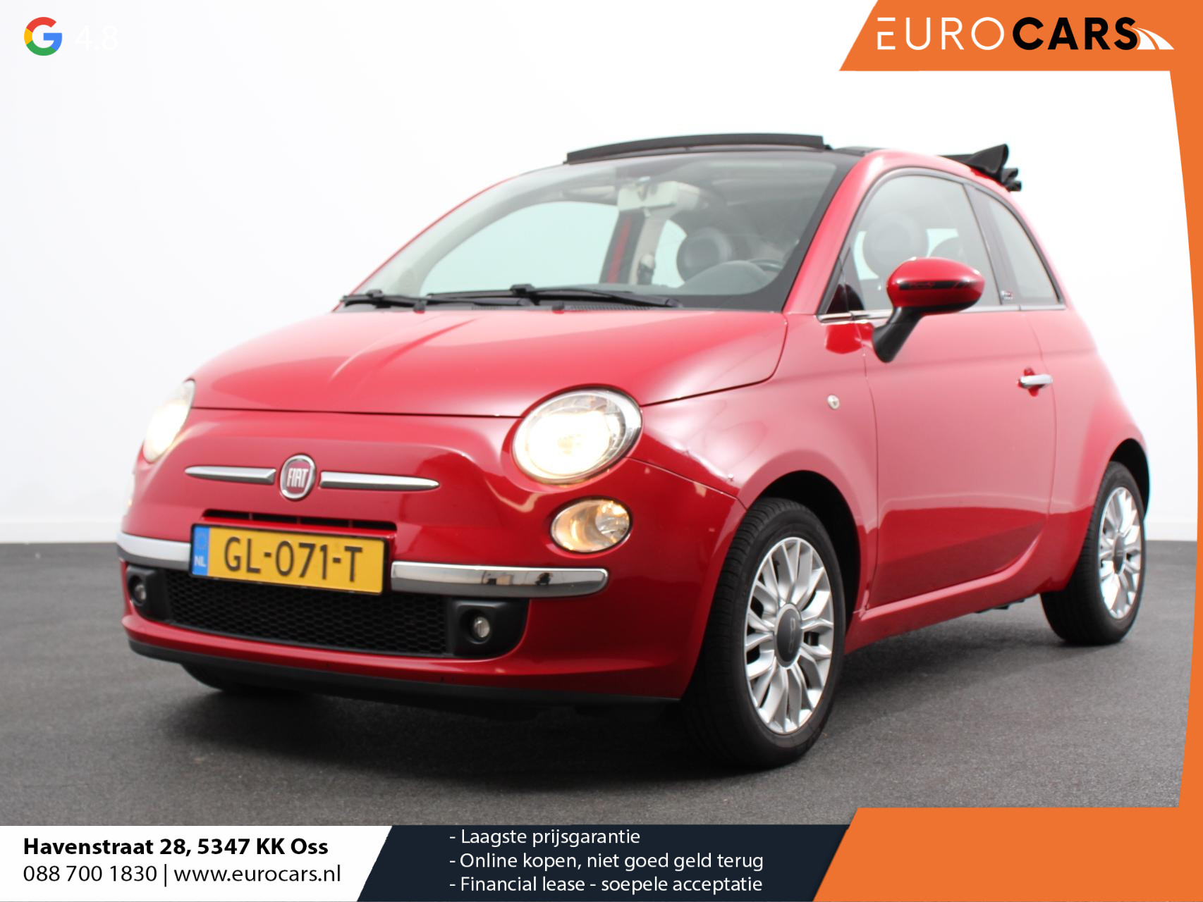 Fiat 500C 0.9 TwinAir Turbo 80pk Lounge