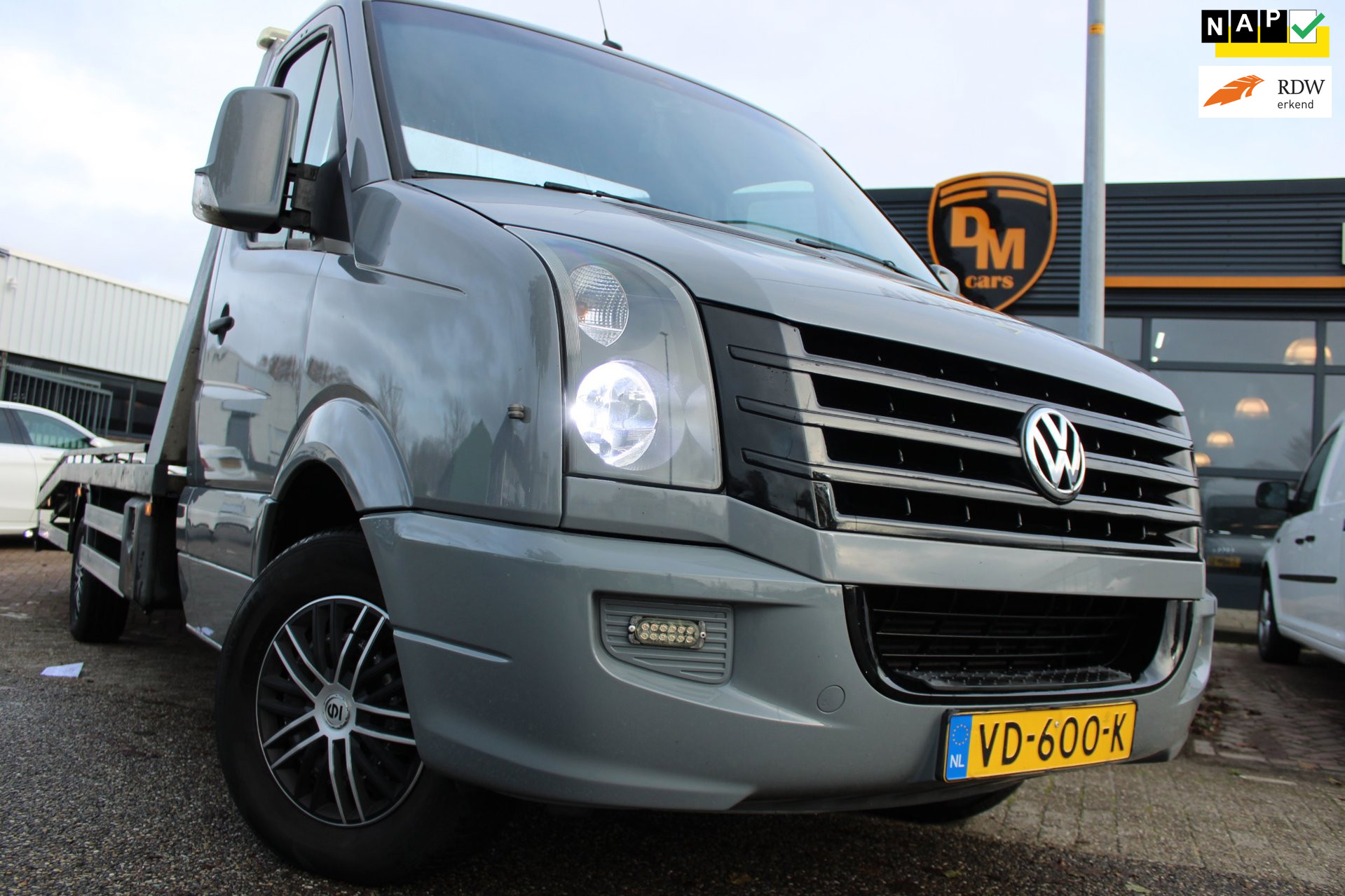 Volkswagen Crafter Oprijwagen Autoambulance Autotransporter 2.0 TDI Marge Luchtvering Leer Camera Navi