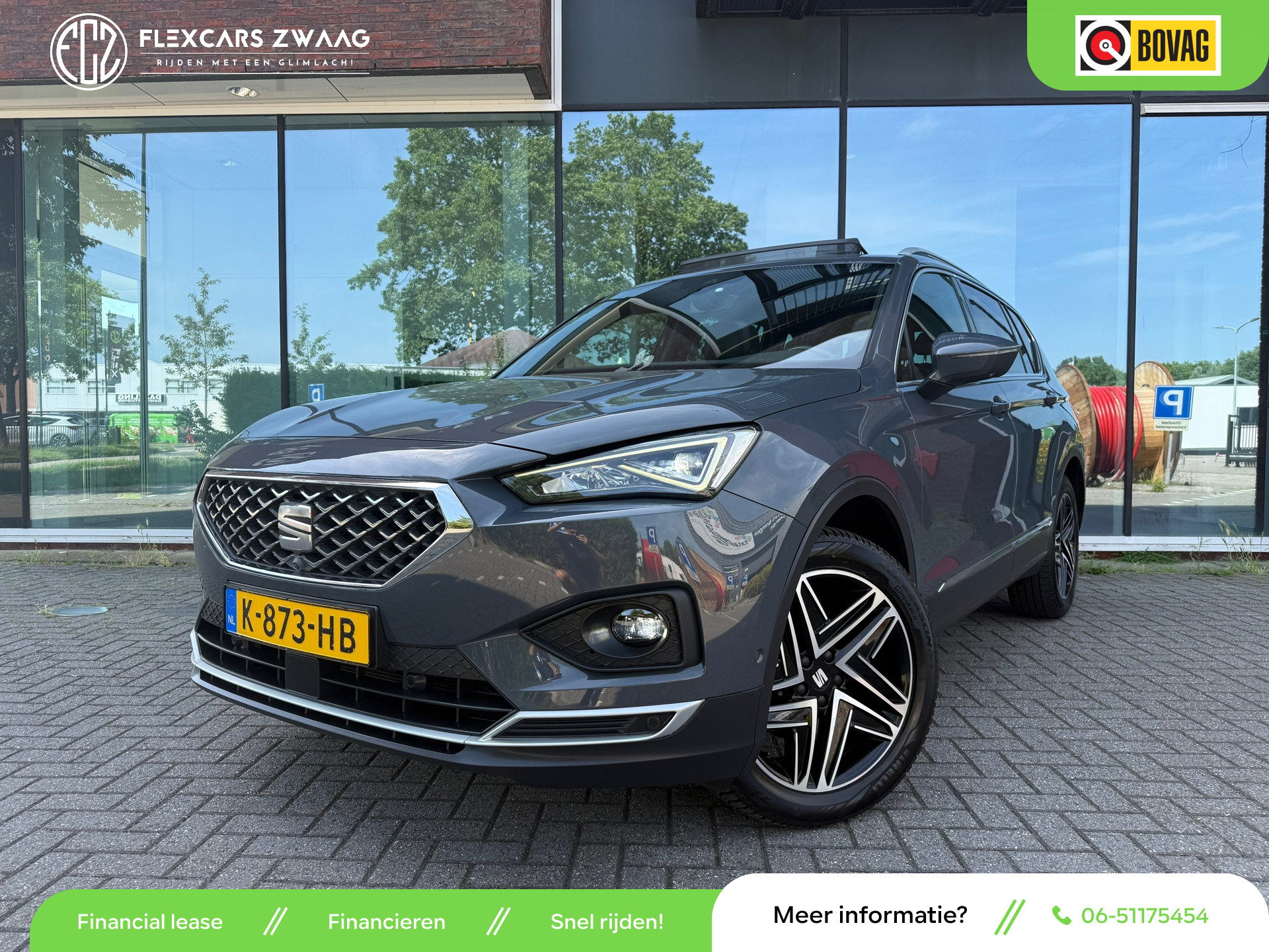 SEAT Tarraco 1.5 TSI Xcellence 7p. – Automaat – Pano/schuifdak – Navi – Org.NL!