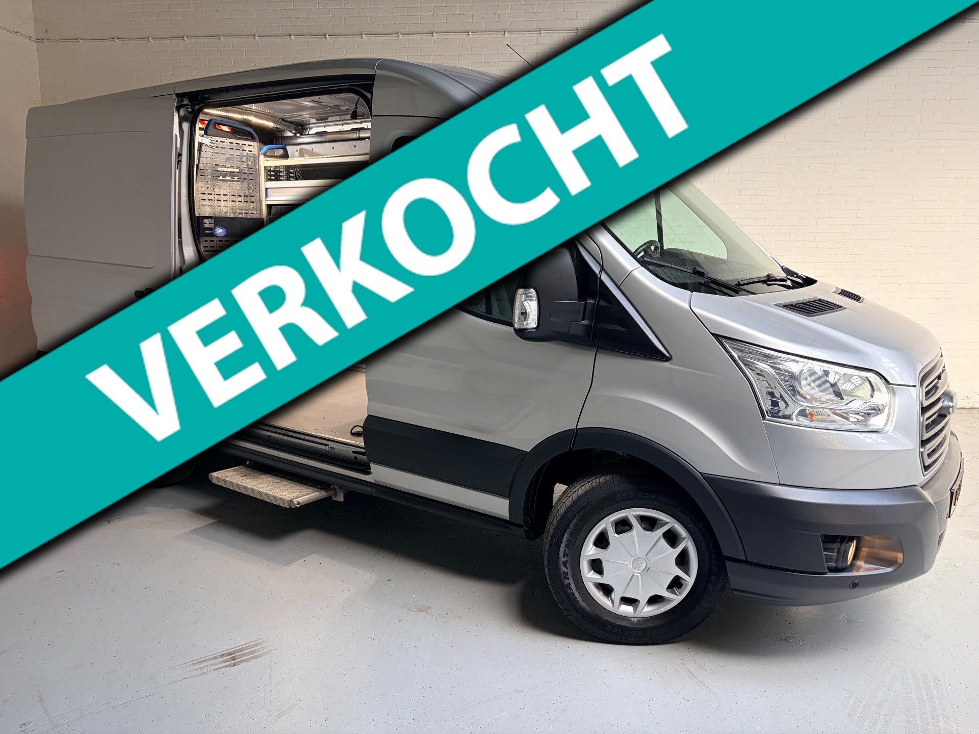 Ford Transit Automaat Servicewagen 350 2.0 TDCI 131PK euro6 L2H2 3Persoons Trend, Sortimo werkplaats inrichting, RIJKLAARPRIJS