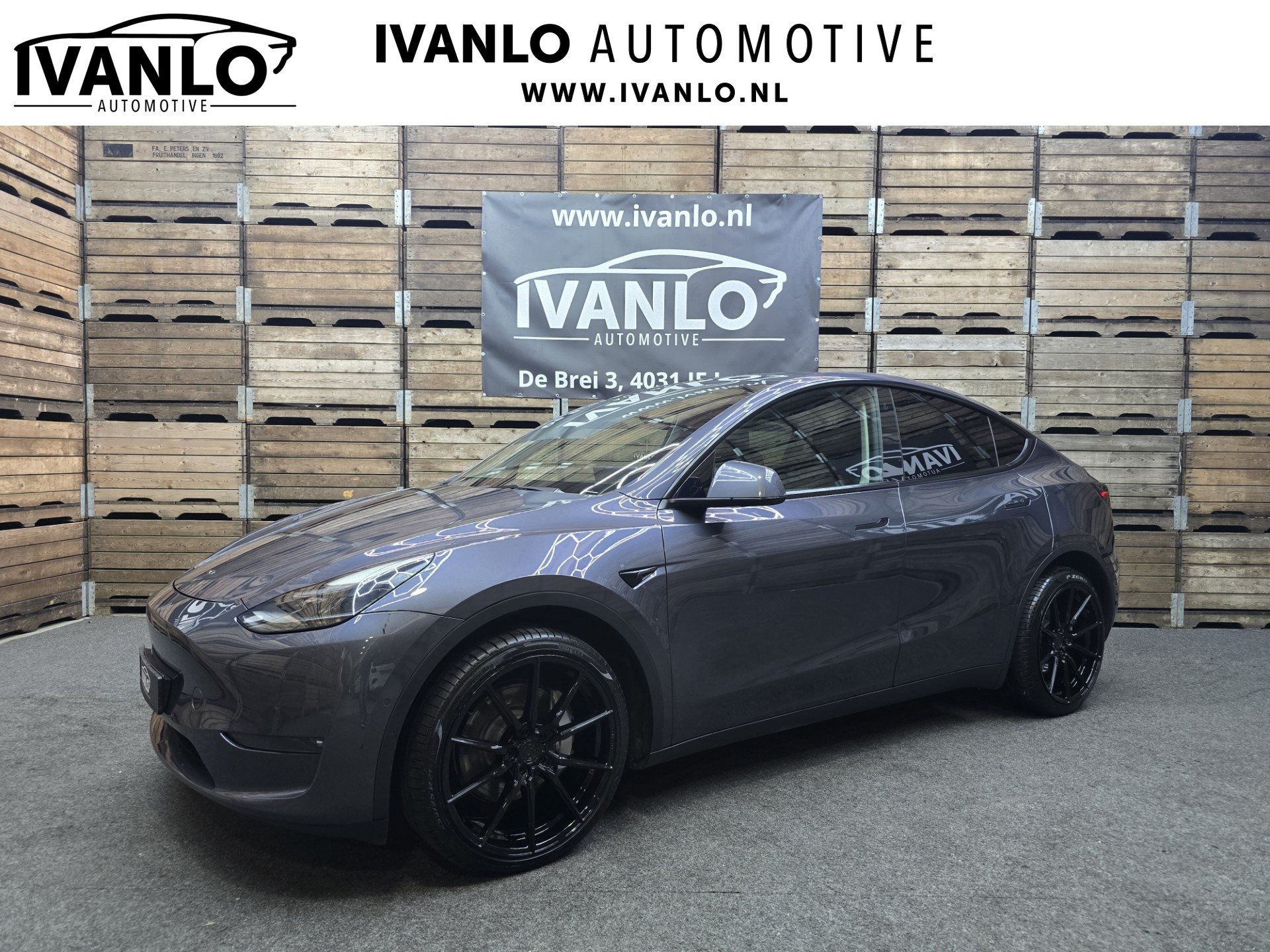 Tesla Model Y Long Range AWD 75 kWh Clima Cruise 360 Leder LED 21″LM 90.4% SOH