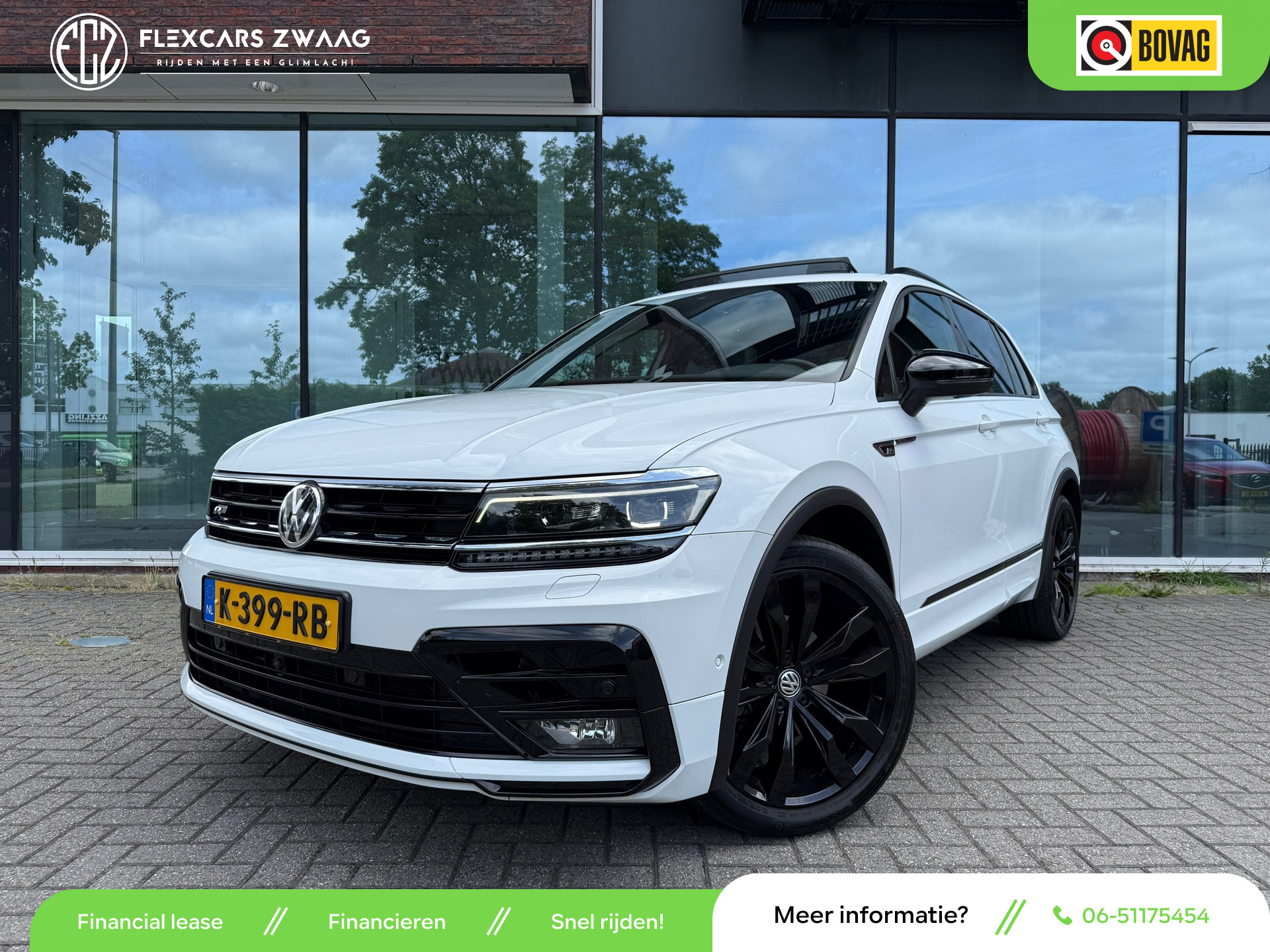 Volkswagen Tiguan 1.5 TSI ACT Highline Business R – Pano/Schuifdak- Leder – Navi – Afn.Trekhaak – Virt.Cockpit
