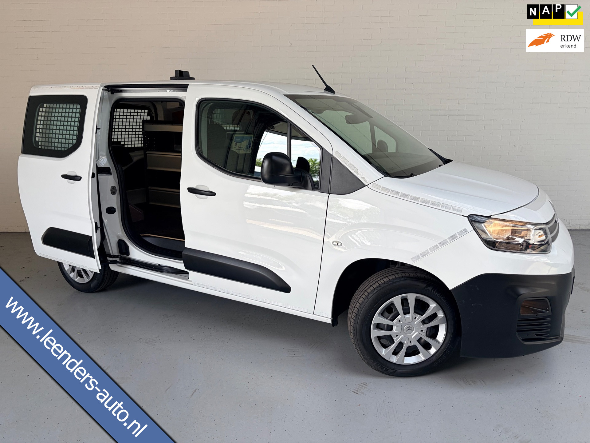 Citroën Berlingo Servicewagen automaat 1.5 BlueHDI 130pk L1H1 BOTT inrichting, Victron omvormer v230, Standkachel, RIJKLAARPRIJS!
